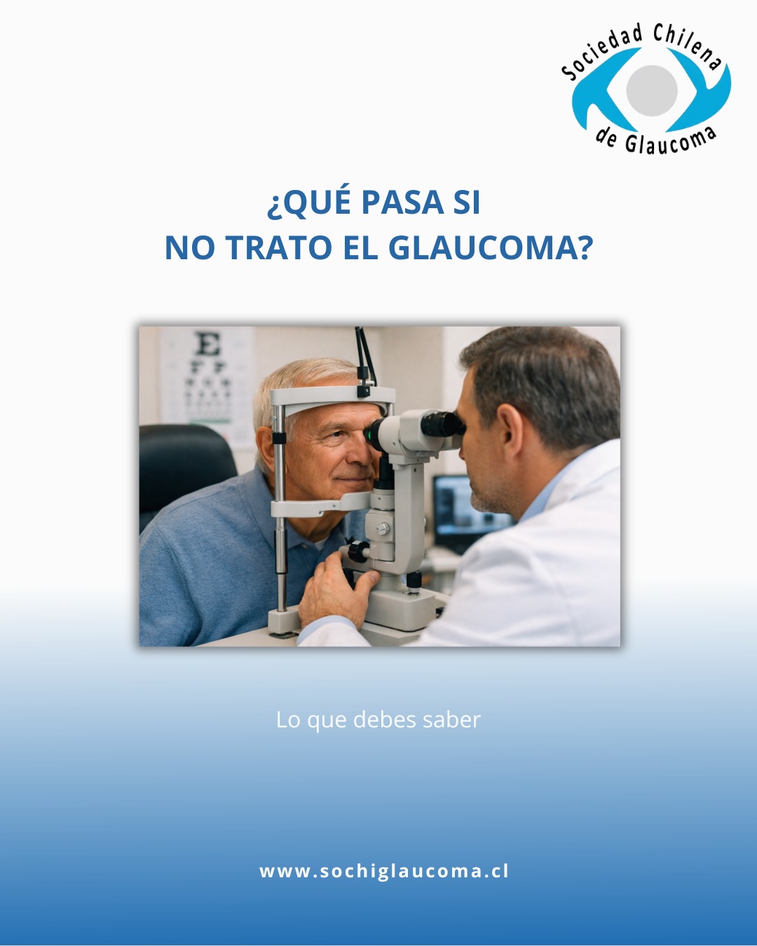 🔹 El glaucoma puede avanzar sin que te des cuenta 👁️
Lo más importante es que el daño es irreversible, pero se puede prevenir o frenar con diagnóstico y tratamiento oportuno.
👉 No esperes a tener síntomas. Realiza tu control oftalmológico y cuida tu visión.
⚠️ Esta información es solo orientativa y no reemplaza una consulta médica.
Ante dudas, consulta siempre con tu médico especialista.
Para más información visita www.sochiglaucoma.cl