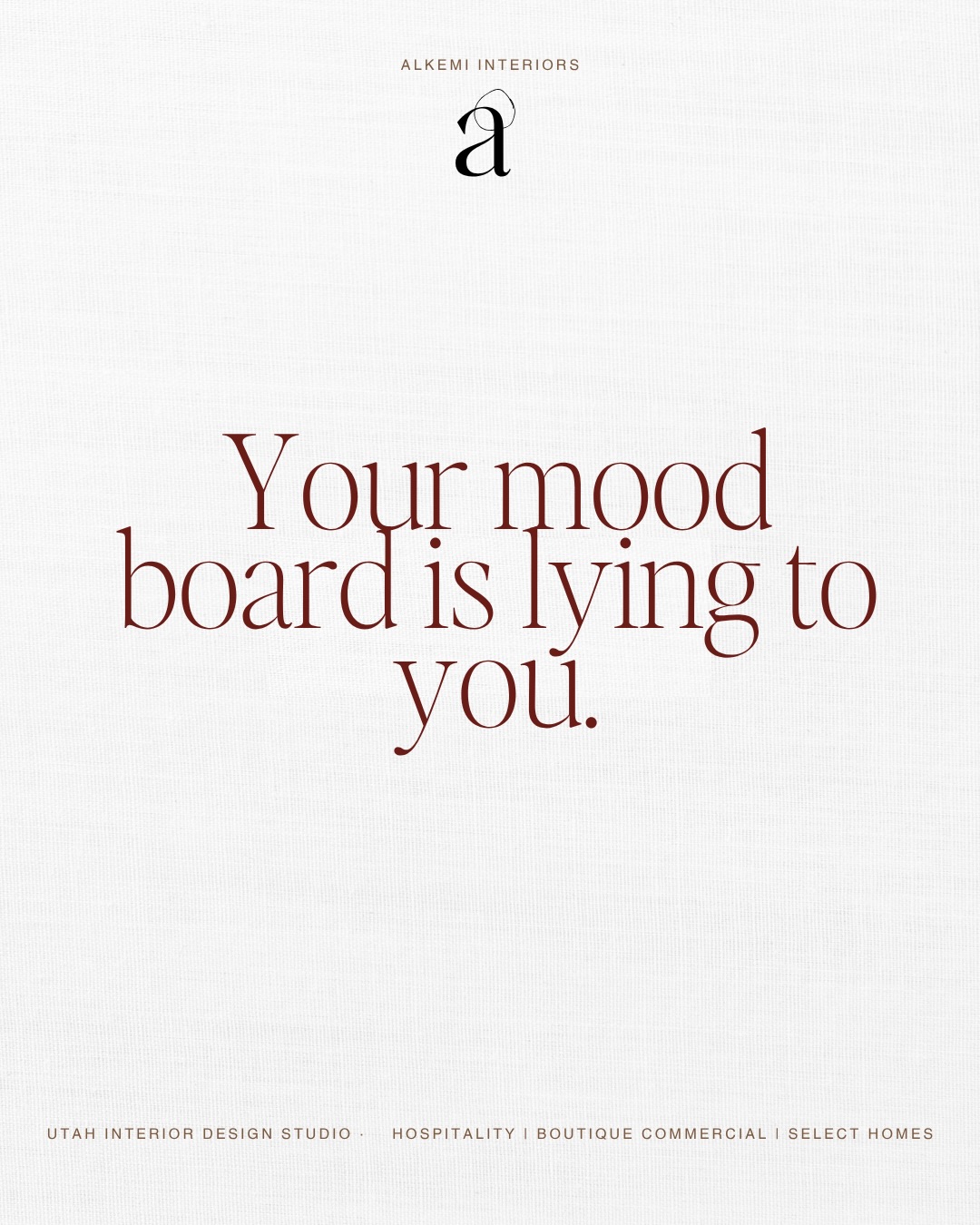 Your mood board might be the thing standing between you and the space you actually want.
Not because your taste is wrong. But no image *no matter how perfectly curated *can think about your scale, your customer, your story.
Swipe.
xo, Astrid
