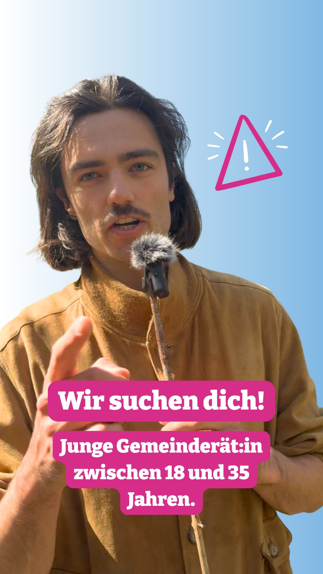Wir suchen dich! 👋🏼🌞
Du bist zwischen 18 und 35 Jahre alt und sitzt im Gemeinderat? Dann wollen wir dich kennenlernen.
Wir sind Generation Gemeinderat. Und wir möchten hier echte Einblicke aus eurem Alltag als Gemeindepolitiker:innen zeigen. Q&As, Momente hinter der Kulisse, ehrliche Eindrücke aus der Gemeindepolitik. Damit andere junge Menschen sehen: «Du chasch das imfall au.»🚀
👉🏼 Bist du neugierig geworden? Melde dich per DM bei uns!
Du bist selber nicht im Gemeinderat, kennst eine andere Person, auf die das zutrifft? Dann schick dieses Video gerne weiter 🙏🏼
🔗 Mehr Infos: www.generationgemeinderat.ch (Link in Bio)
#GenerationGemeinderat #Gemeindepolitik #JungePolitik #Gemeinderat #Engagement