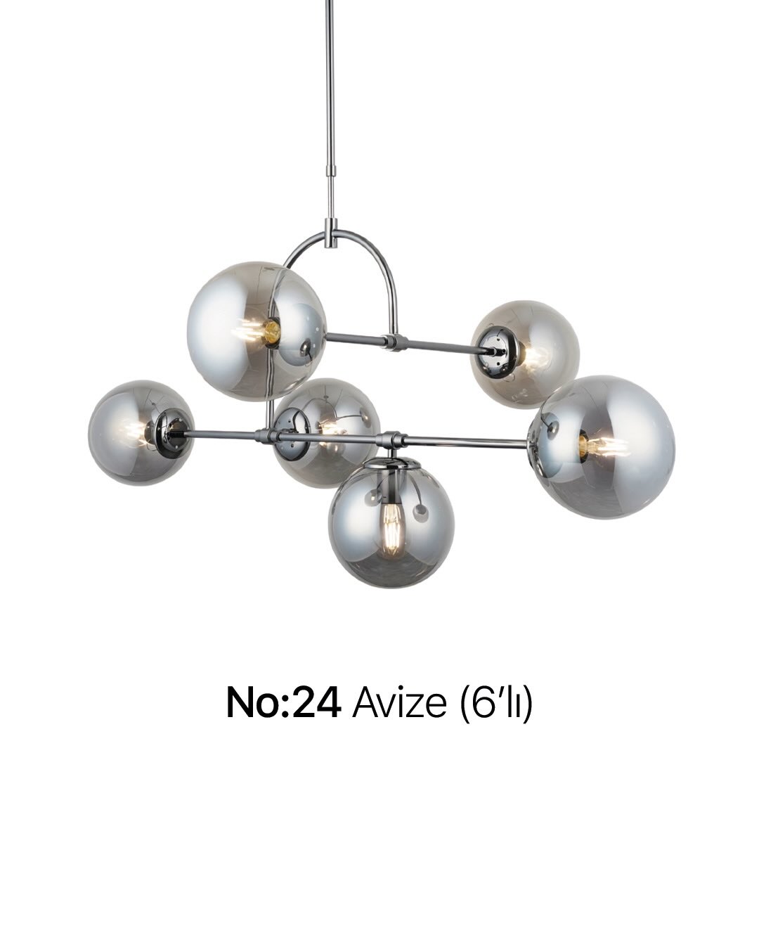 No:24 Avize (6'lı)
Daha fazlası için online mağazamızı ziyaret edin. #dgaraj