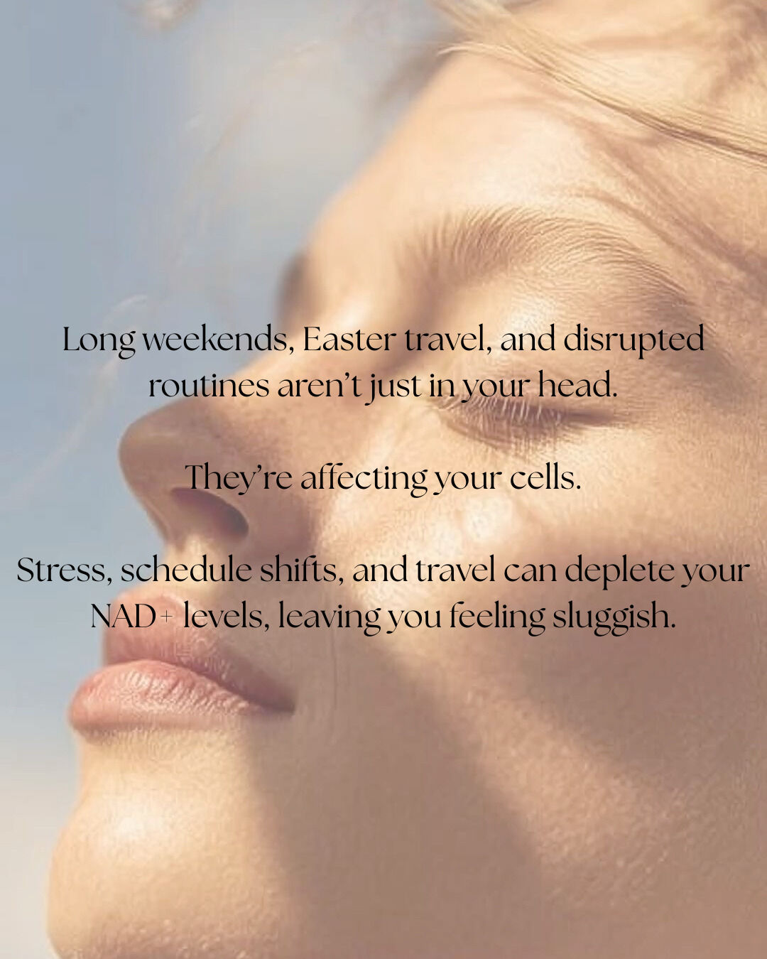 While the kids hunted for eggs, your cells hunted for energy.
NAD+ is the essential coenzyme that powers your brain and body, helping you bounce back from holiday stress and reset.
Make sure your 'batteries' are fully charged with VIVE-NAD+
#nadplus #vivenad #wellness #holidaymode #easterholidaysreset