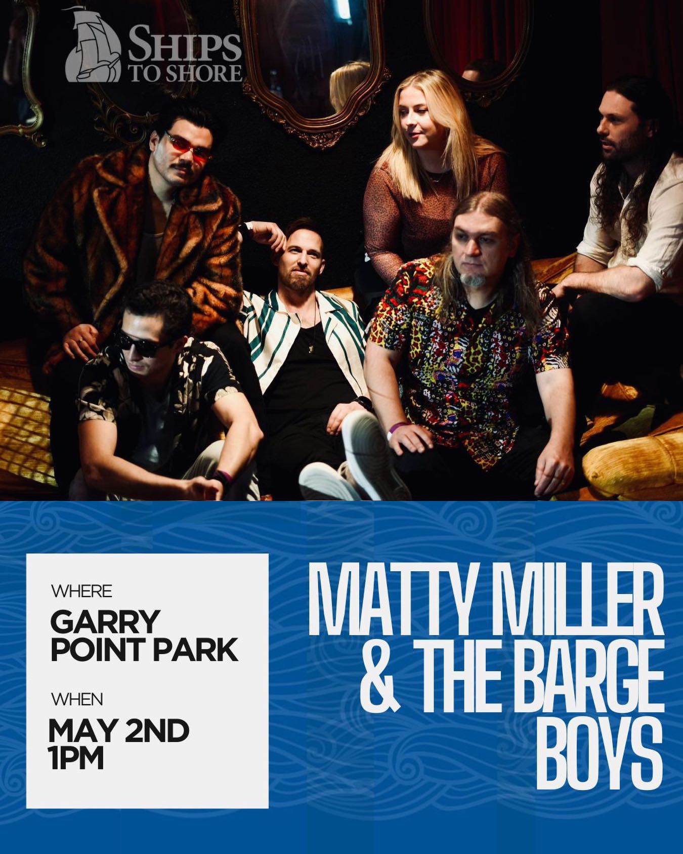 The Barge Boys are playing Ships to Shore (feels like there should be a pun here somewhere?)🛥️
We’ll be performing at Garry Point Park as part of this exciting waterfront festival🎶
🗓️ May 2nd @ 1pm
📍 Ships to Shore Festival | Steveston
#livemusicvancouver #shipstoshore #mattymillerandthebargeboys