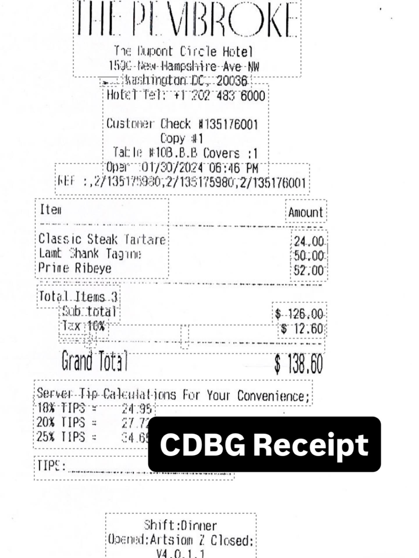 🥩 over on Facebook, I posted a slide deck with suggested reforms for the community development block grant funds. This pic is for attention. It’s from the line item receipt file I requested for 2024 CDBG expenses. One staff’s meal (for 2 people) in Washington DC whilst he learned about CDBG. Meanwhile, we haven’t innovated with our CDBG funds in a decade and spend $.45 of every dollar in program administration. #rockislandline #riseuprockisland #ibelieveinrockisland