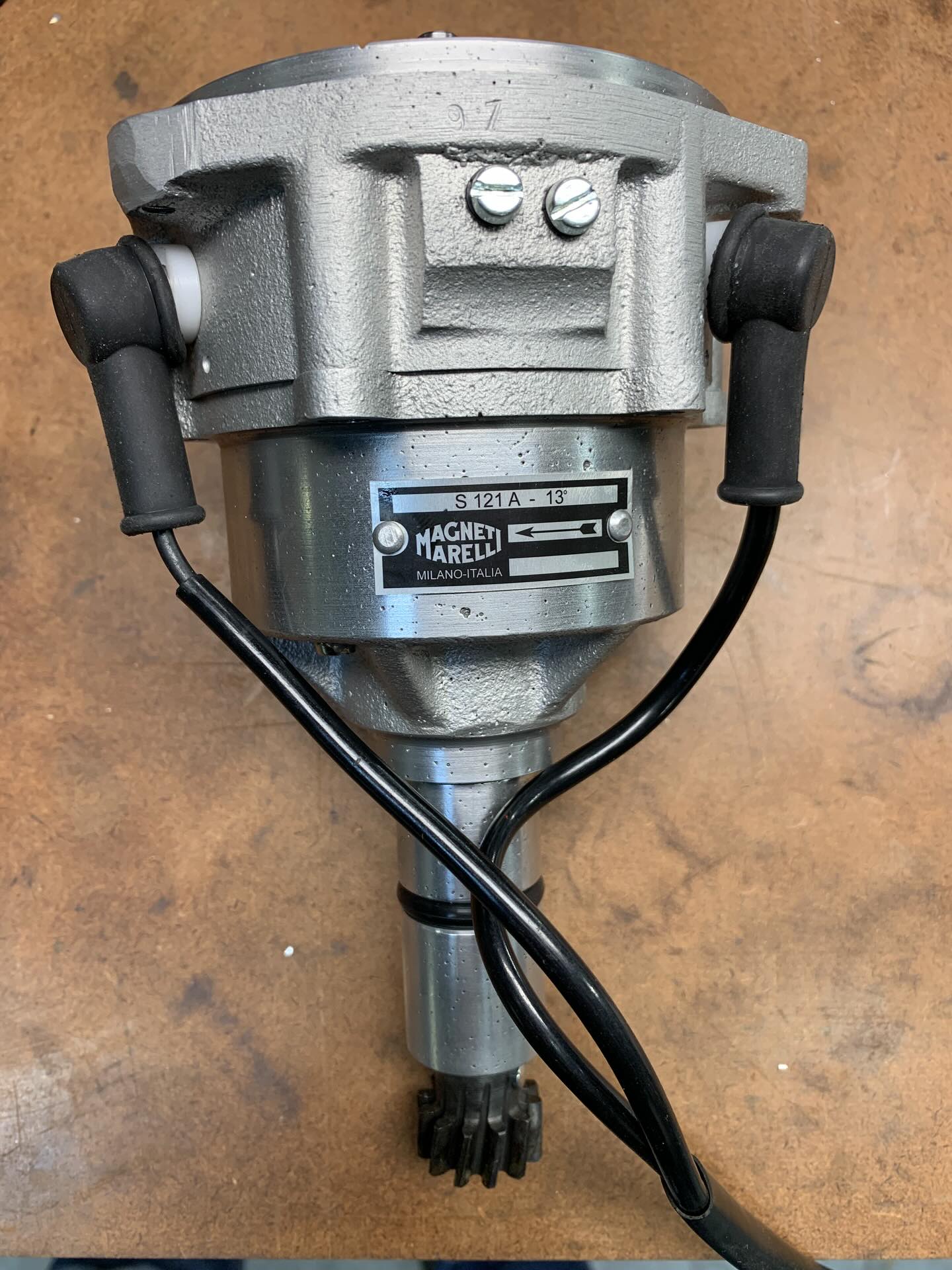 Wrapping up a fun restoration on a Magneti Marelli S121-A. These are Uber-Rare. Created for Porsche to support the 2.0-2.2 competition endeavors. This one is extra special. It was originally installed in the factory 911R SN-19 and will soon return. Lots of love poured into this guy. #burnhamperformance #callasrennsport #porsche911r #porsche911
