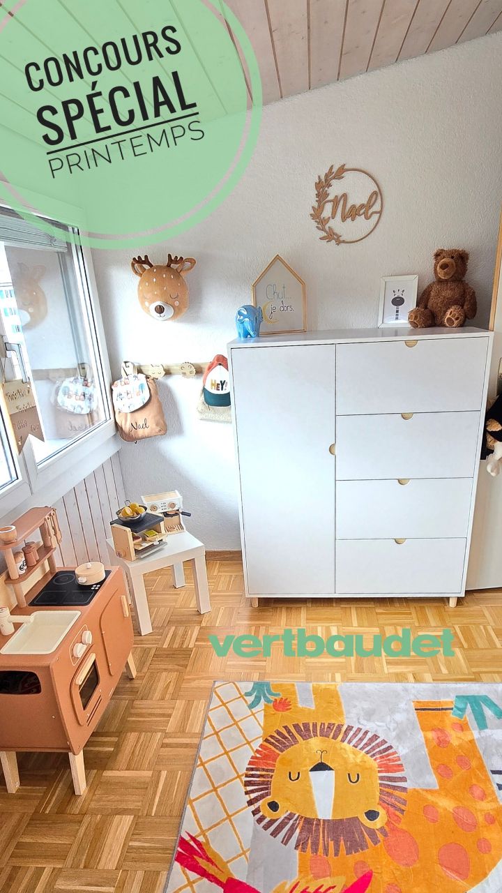 ᴄᴏɴᴄᴏᴜʀꜱ ᴠᴇʀᴛʙᴀᴜᴅᴇᴛ🌸ˢᵖéᶜⁱᵃˡ ᵖʳⁱⁿᵗᵉᵐᵖˢ🌸
______________________________
Les beaux jours arrivent et il est temps de faire rayonner le printemps dans nos foyers et nos armoires 🌷🏡✨️
Les collections de @vertbaudet.ch sont juste
🙀 ᴡᴀᴏᴏᴏᴡᴡᴡ 😻
.. et on a craqué sur quelques pépites pour rafraîchir la chambre de Nael, de l'ameublement à la déco, et même la literie printanière 🐛🐞!
Je suis vraiment fan de sa chambre surtout de sa nouvelle armoire, ni trop grande, ni trop petite. Elle est juste idéale pour la taille de la pièce 🤗 non ?
Et..
ʙᴏɴɴᴇ ɴᴏᴜᴠᴇʟʟᴇ 🤩 si tu souhaites aussi mettre quelques notes de printemps chez toi !
🎁 On a 1 bon d'une valeur de 100CHFS à t'offrir 🎁
➡️ Pour participer :
▪︎ Suivre les comptes @mengojuice et @vertbaudet.ch
▪︎ Dis-nous en commentaire ce qui te ferait plaisir
(1 comm = 1 chance🍀)
▪︎ Repartage ce post (repost ou story)
▪︎ Nécessité d'avoir un compte client Vertbaudet 🇨🇭
Bonne chance 🤗🐞
Tirage au sort lundi 27 avril🎉
⚠️ Seul le compte @mengojuice sera utilisé pour annoncer et contacter la personne gagnante.
#vertbaudet #concours #AD
*concours organisé en collaboration commerciale avec Vertbaudet Suisse
||Concours || vertbaudet || kids