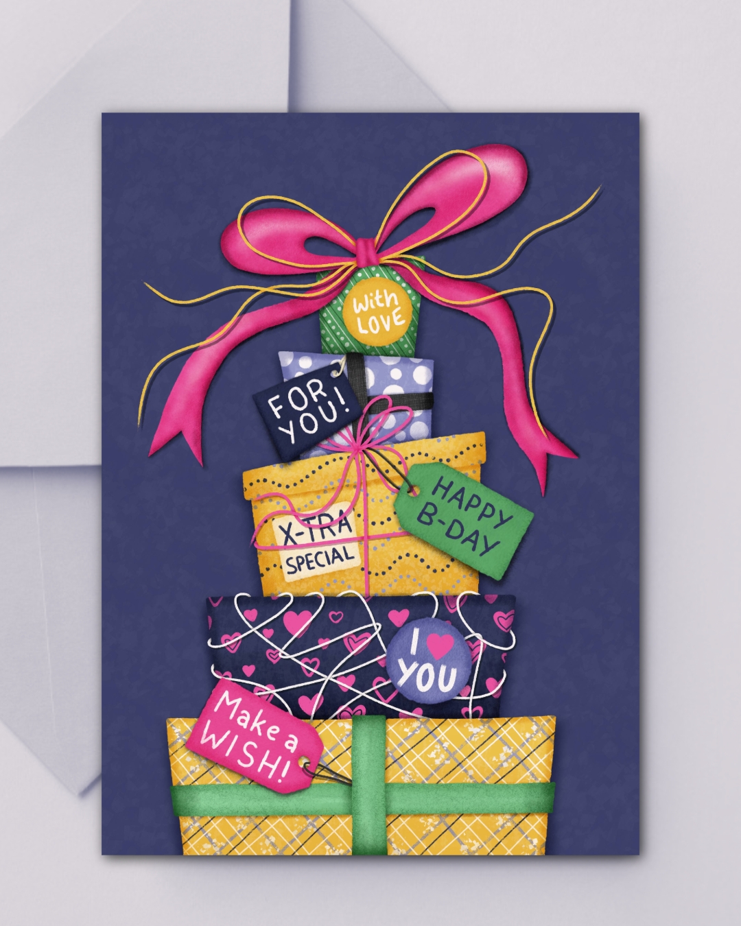 A little card to wish someone a great Birthday!
This and more illustrations are available for licensing. Please contact me directly or my agency @advocateart01
#greetingcard #artlicensing #surfacepatterndesign
Happy Birthday - greeting card - surface pattern design - art licensing - adobe fresco - freelance illustrator - art for products