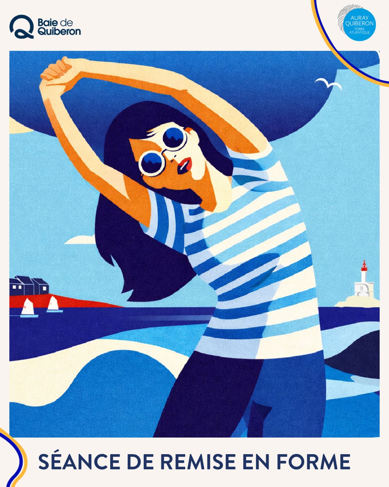 Le Tour de Belle-Île, ça se gagne aussi sur la forme physique. Venez tester la séance de remise en forme inspirée de la prépa des skippers, accessible à tous!
📅 Quand ? Vendredi 8 mai
🕙 Top départ : De 11h à 12h
📍 Rendez-vous : Stand de l’Office de Tourisme Baie de Quiberon / AQTA
🎁 Le petit plus : Tirage au sort après l’effort avec des lots à gagner!
Venez bouger au cœur du village !