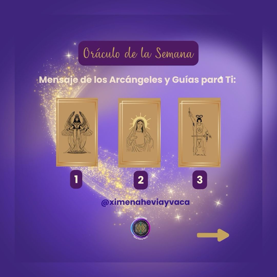 ✨Choose a card with your heart and receive the guidance your Being needs.
✨1st Card ~ Lady Isis ~ It’s not fear you’re feeling. It’s an ancestral memory coming to the surface. There are parts of you that recognize what’s coming before your mind can comprehend it. That’s why you hesitate, why you tense up, why you procrastinate. Today I’m here to remind you that what you call “darkness” is simply territory uninhabited by your consciousness. Crossing this threshold at this point in your life doesn’t just require courage… it’s inevitable. This week, don’t run away from what emerges; turn on the light in every corner where you feel that love has been forgotten and remains in the shadows.
✧ Remember: what you call a shadow is actually waiting to be integrated.
💓2nd Card ~ Mother Mary ~ My beloved child, You don’t need to say much; you just need to be honest with yourself, even about what you don’t want to admit. When you sit in silence with me, I don’t hear you from the outside… I feel you from within. That is where prayer ceases to be a request and becomes an encounter. Return to that space where you don’t have to pretend anything. I am here accompanying you to bring you relief and fill you with love.
✧ Remember: A moment of sincere stillness opens up an understanding that does not come from the mind.
💜3rd Card ~ Master El Morya ~It’s not that you don’t know what to do… it’s that you haven’t decided to commit to it yet. I’m not here to give you options. I’m here to help you face your own path. There comes a point where continuing to doubt is a way of avoiding moving forward. And that point… you’ve already crossed it. You don’t need any more signs. You need to resolve and to believe in yourself. Take the leap. Even if you have no guarantees. When you act without looking back, things immediately fall into place in your favor.
✧ Remember: your path opens up when you stop negotiating with your own certainty.
Mensajes canalizados, Ximena♾️⚜️
#mensajesdeluz #angelsguidance #infinitaezencia #ximenaheviayvaca #111mensajesparaelalma