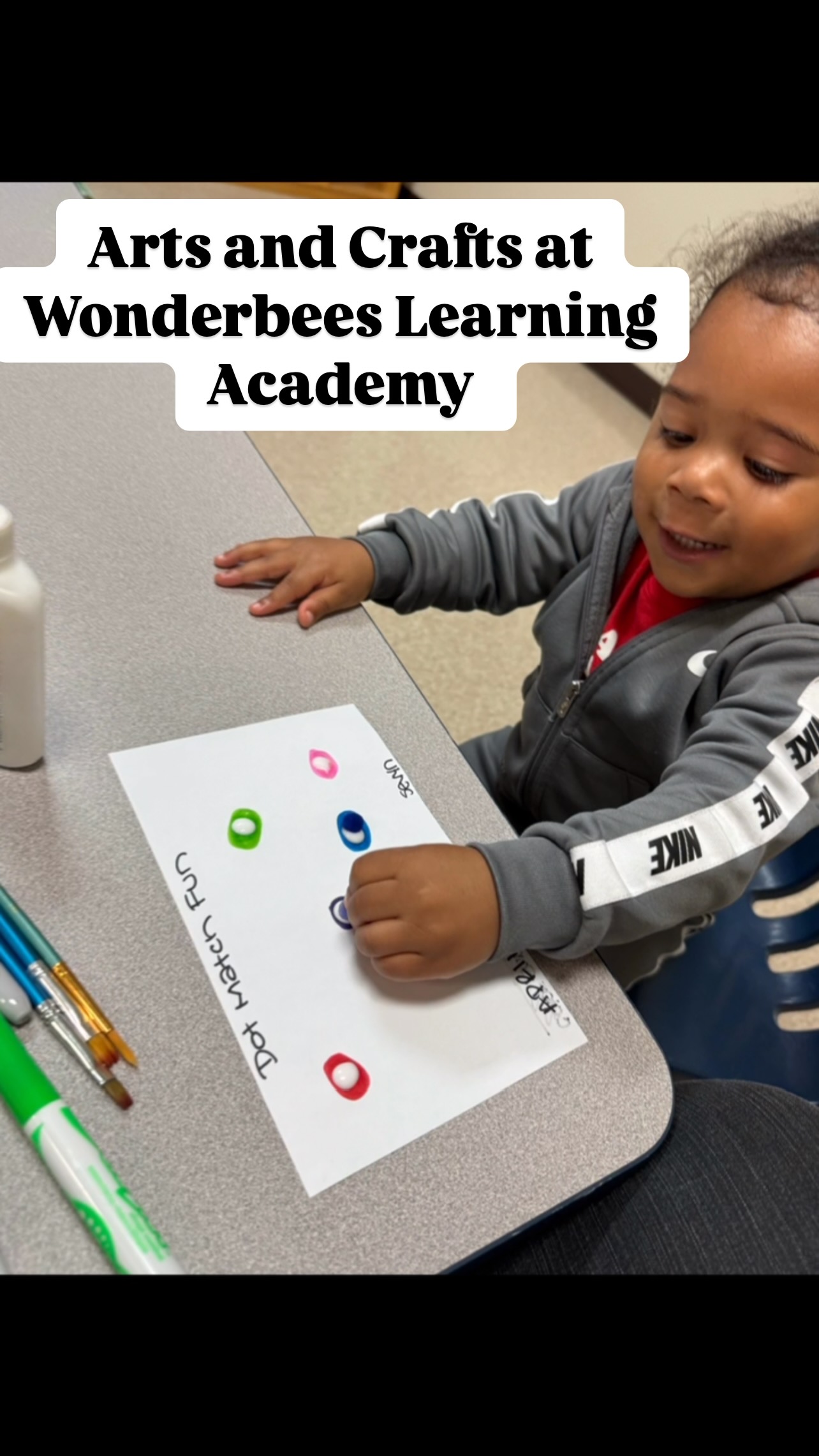 So many tiny hands, so many big ideas. From painting to gluing to creating their own little masterpieces our Bees stayed busy exploring colors, textures, and imagination all day long. Learning through play never looked this cute 🐝💛
#WonderBees #KidsCrafts #ArtForKids #CreativePlay #LearningThroughPlay #EarlyLearning #PreschoolActivities #HumbleTXMoms #HoustonMoms #SensoryPlay #FineMotorSkills #LittleArtists #ChildcareThatCares #WonderBeesLearningAcademy