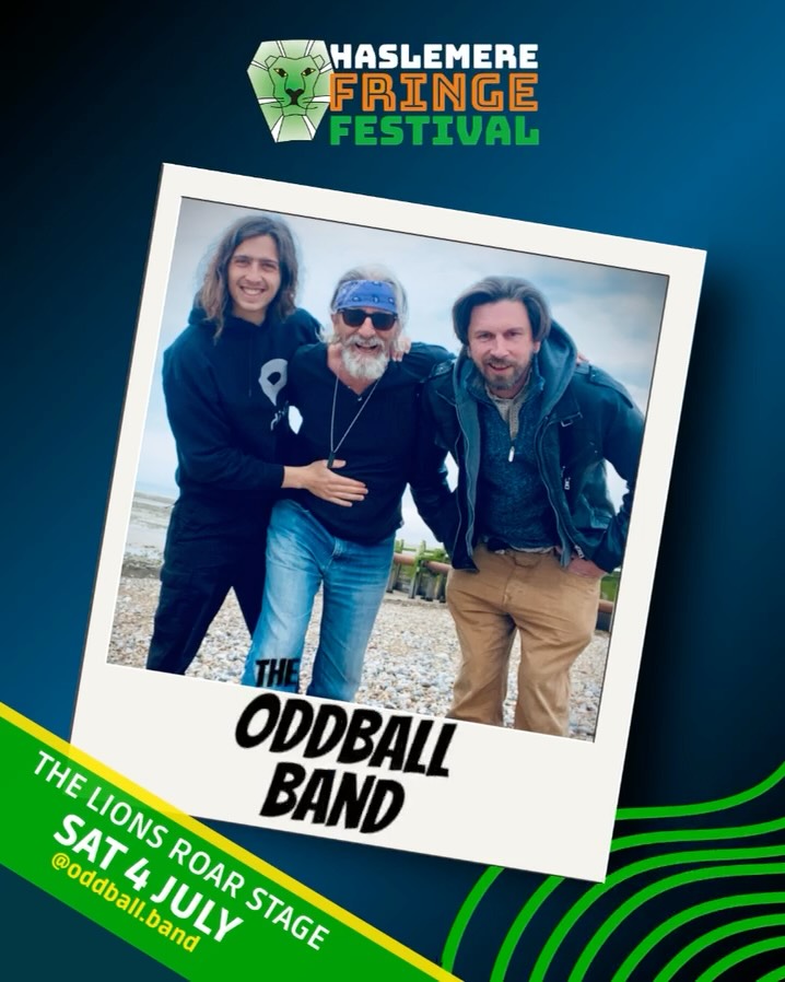 Joining our Lions Roar Line-up on Saturday 4 July are The Oddball Band!
'The Oddball Band' are a three piece act consisting of;
- Canadian Singer-songwriter JC Mac who was signed to Sonix State Records and One Music Publishing
- Malcolm Alison a classically trained violinist/fiddle player who has worked with orchestras and bands throughout the world
- James McCormack a London based acoustic and electric guitar player.
They'll be bringing their own versions of 1970s rock hits with a few originals thrown in to the Lions Roar.
#feelgoodmusic #festivalseason #LiveMusic #rockmusic #haslemerefringe2026