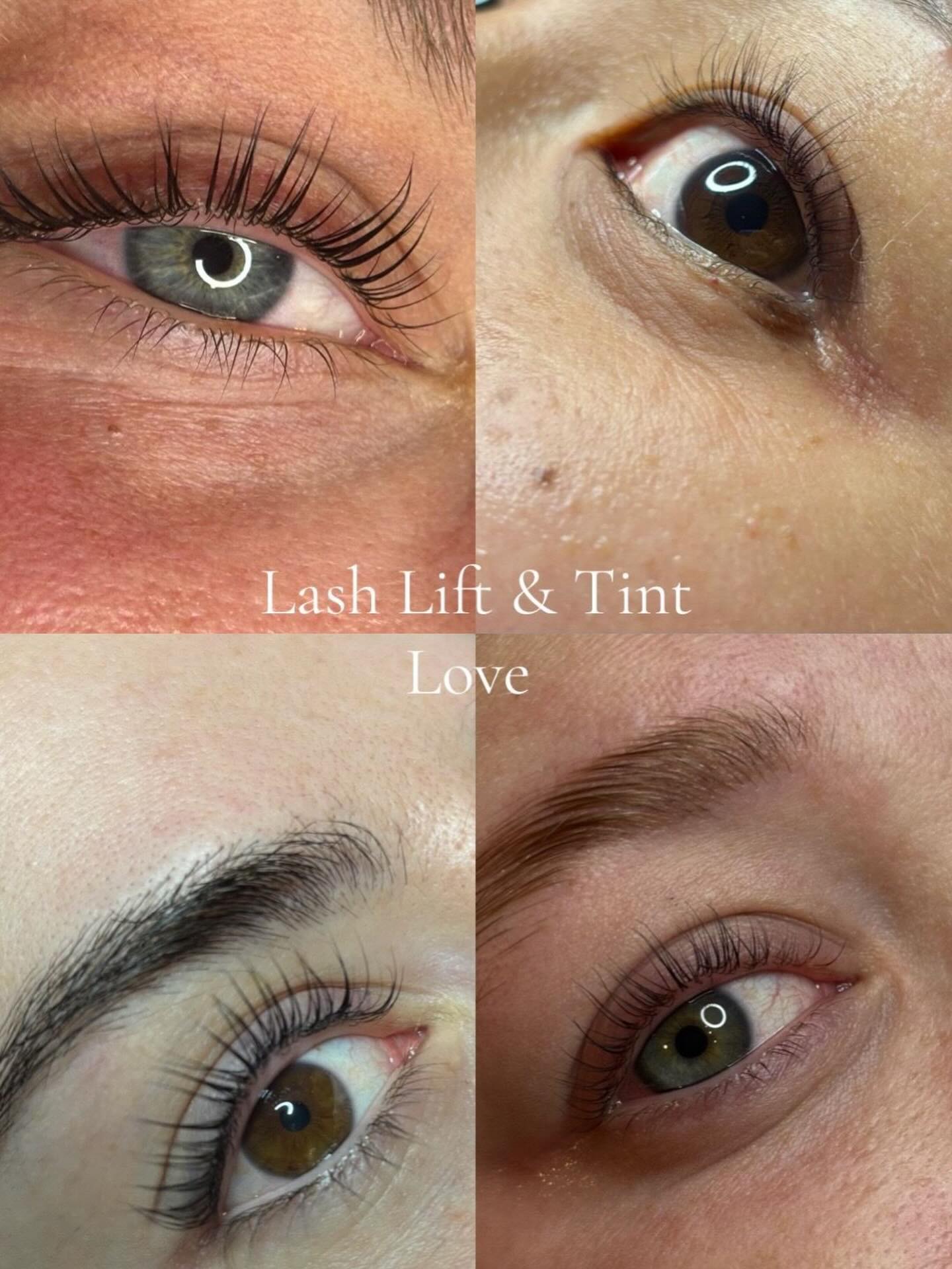 Spring break, vacations and Summer is coming! You know what that means?
It means you don’t have time for mascara running down your face.
Lash lift and tints are a perfect way to open those eyes, lift those lashes and leave your mascara behind.
It’s a 3 step system plus 1 optional step (tint).
It’s a bit of a slightly stinky process, but it’s worth it. It smells faintly of a perm…iykyk.
Step 1: softens your lashes
Step 2: neutralizes and reshapes (the lift and curl part)
Optional: most people do this part, but you don’t have to. We add tint (most everyone does black tint for that mascara effect) after step 2.
Step 3: condition and rehydrate those lashes
The appointment takes about an hour and results last for about 8 weeks.
A lash lift and tint will become your favorite.
🤍