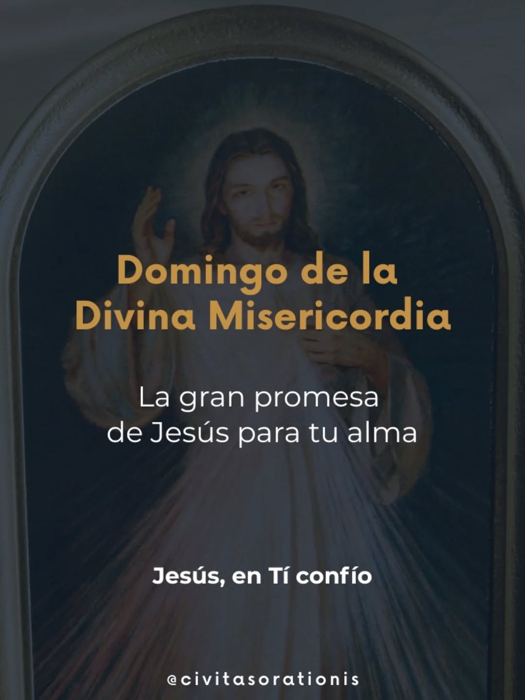 Domingo de la Divina Misericordia ✝️
Jesús prometió una gracia extraordinaria:
el perdón total de las culpas y de las penas
para el alma que se confiese
y reciba la Sagrada Comunión.
Es un día único.
Un nuevo comienzo.
Una oportunidad para volver.
No dejemos pasar esta fiesta
de amor y misericordia.
Jesús, en Ti confío.
#divinamisericordia #jesusenticonfio #domingodeladivinamisericordia #catolico #IglesiaCatolica