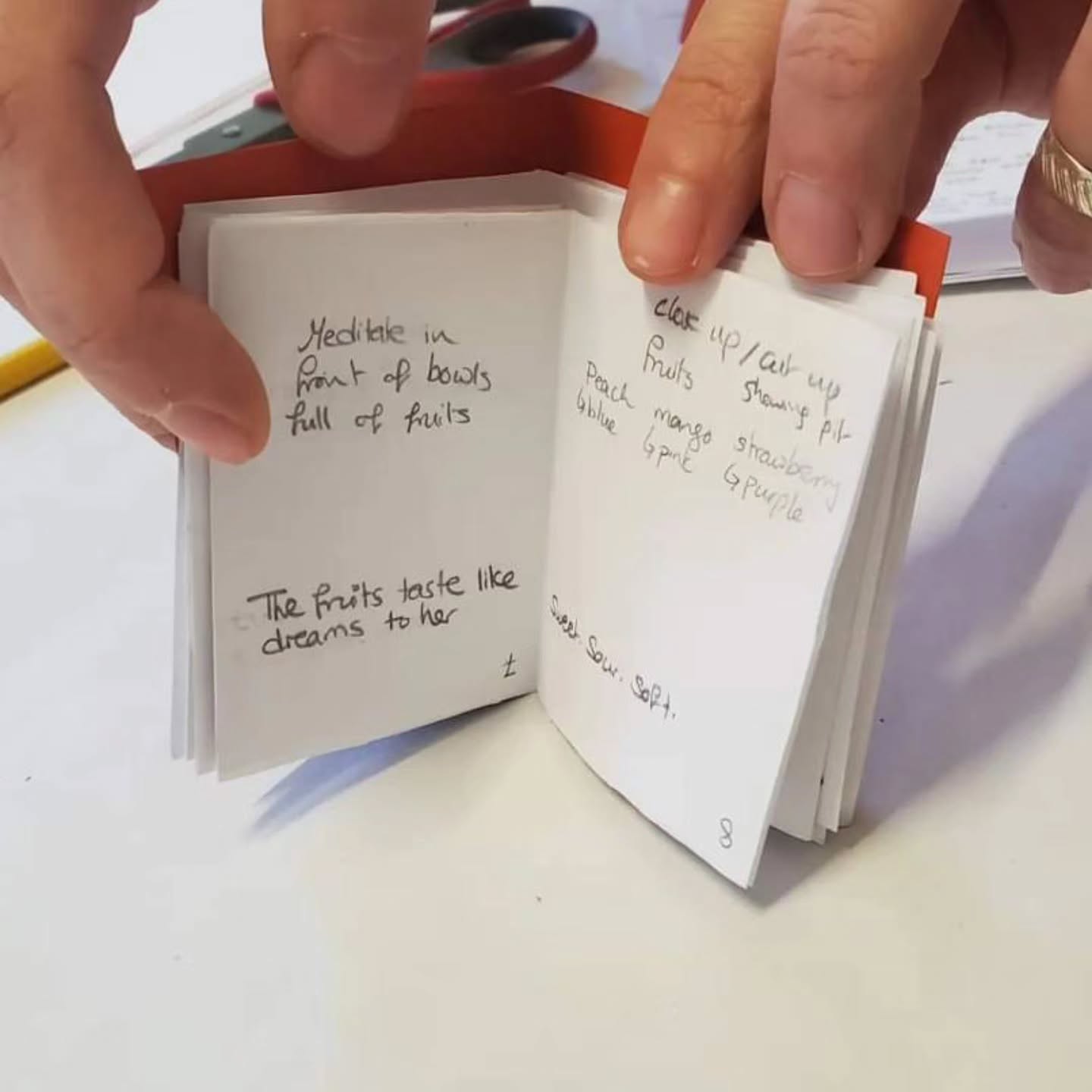 Make books at the inPrint Studio! Register on our website (link in bio).
Soft Cover Sewings (3 weeks)
Mondays, April 27 - May 11, 2026
6pm to 8:30pm
Instructor: Maureen Da Silva
This three-week course takes beginner binders on a journey through soft cover bookmaking practices. Techniques are all accessible to do at home, and hopefully inspire students to continue a journey into the magic that is making books!
The first day will introduce students to tools and materials and a playful exploration of pamplets 1, 2 and 3. The second session will explore stab-bindings and french sewing structure. The final class will bring us into long-stitch binding. Students will make a minimum of 6 books throughout this class.
No experience necessary for this course, and all materials included. Any spare time in class will be used for practicing technqiues learned - practice makes perfect in bookbinding!
ID: close up of a hand holding a cute little book open, which has hand-written text inside.
#torontoprintmakers #torontoprintstudio #torontoartclass #learnbookbinding #makeyourownbook