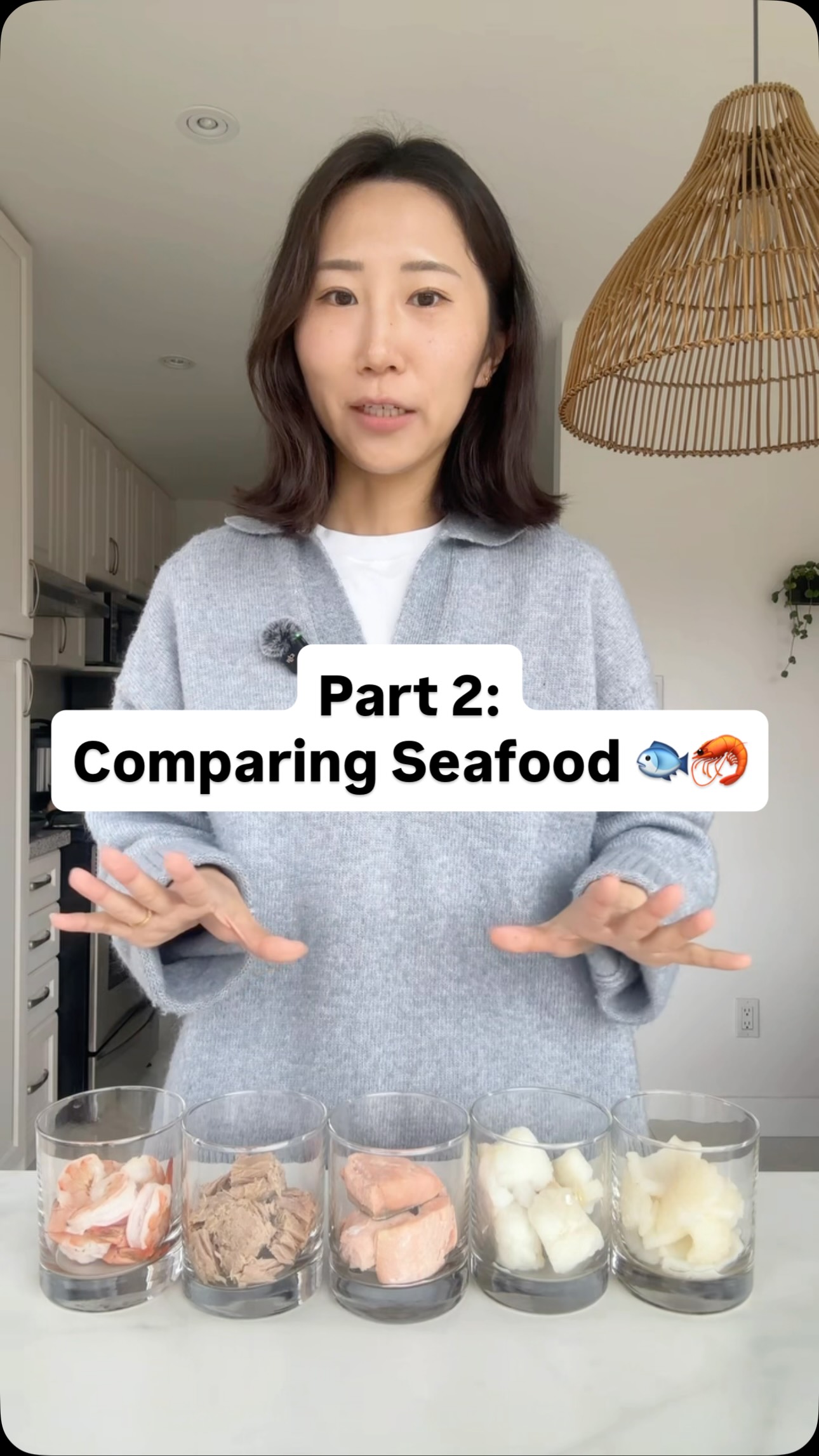 Part 2 of comparing popular seafood: shrimp, tuna, salmon, cod, squid on mercury content, cholesterol, and vitamin D 🐟🦐
#nutritiontips #highprotein #cholesterol #hearthealth #tuna