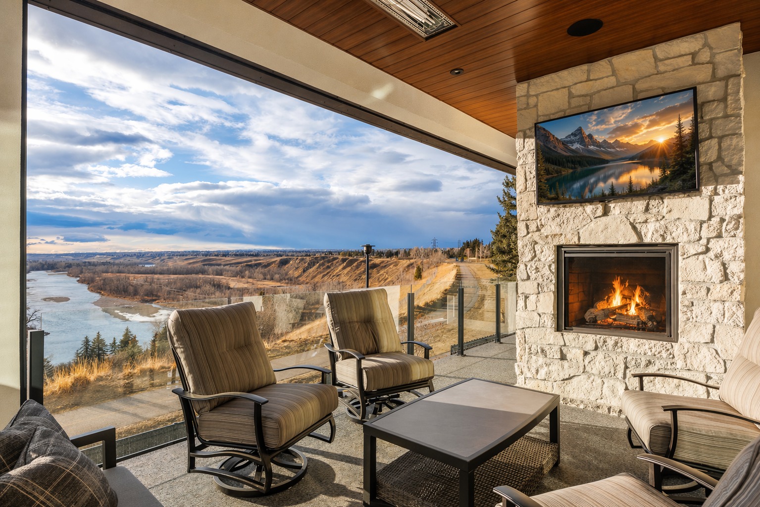 Warm days just hit different out here ☀️
Covered comfort, endless views, and a fire going when the sun starts to drop. Spaces like this aren’t an afterthought; they’re part of how the home lives.
#OutdoorLiving #LuxuryHomes #CalgaryHomes #CustomHome #DreamHome #Craftsmanship #CoveredDeck #LuxuryLifestyle #YYCRealEstate #YYCHomes #OutdoorDesign #HighEndHomes #LuxuryBuilder #MountainViews