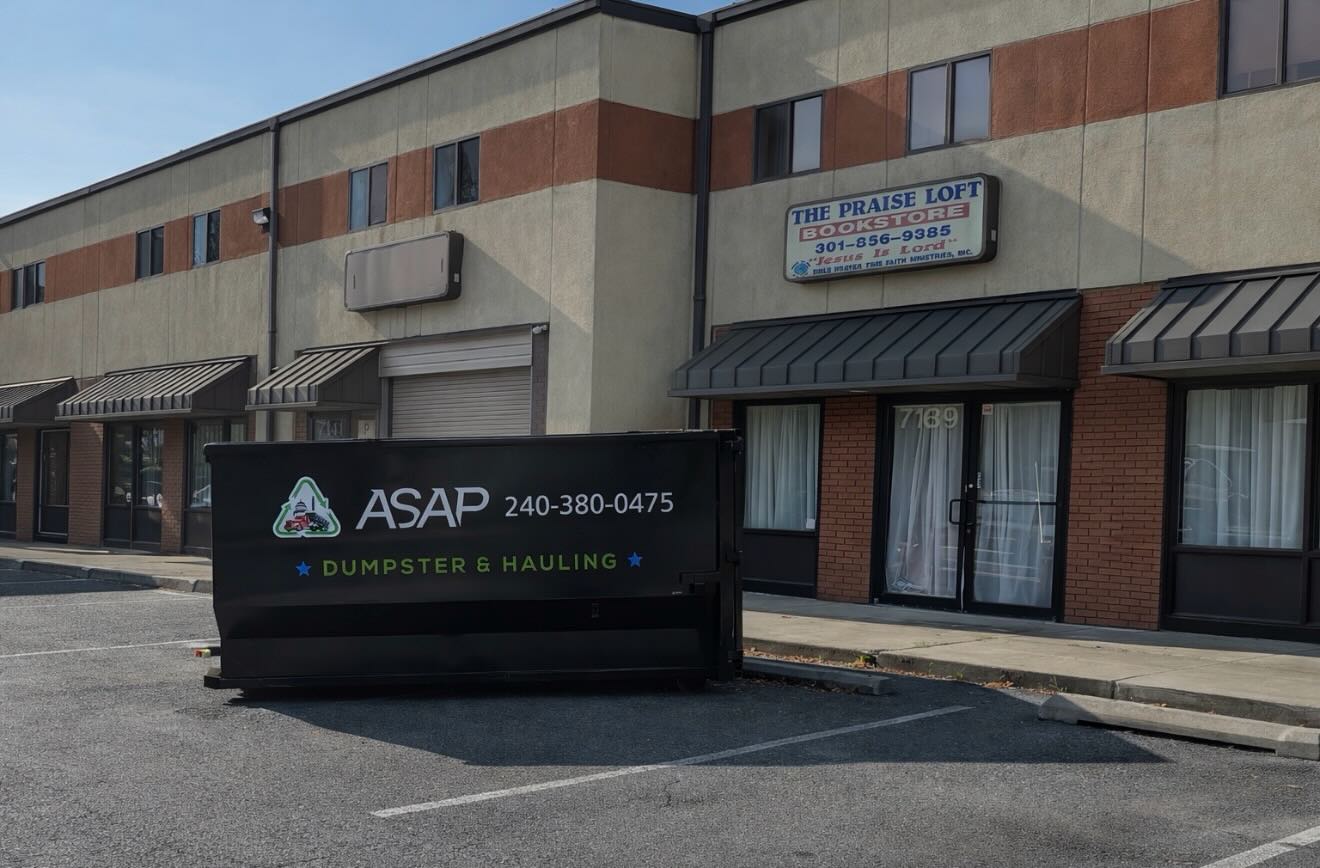 Commercial dumpster drop-off in Clinton, Maryland today. 🏗️
Whether you’re renovating a storefront, clearing out office space, or managing a property — we keep your site clean and compliant.
Reliable. On time. Professional.
Serving Clinton and all of Prince George’s County.
📞 240-380-0475
💻 asapdumpstersandhauling.com
#ClintonMD #PrinceGeorgesCounty #CommercialDumpster #MarylandContractors #PGCountyBusiness RollOffDumpster ASAPDumpsters