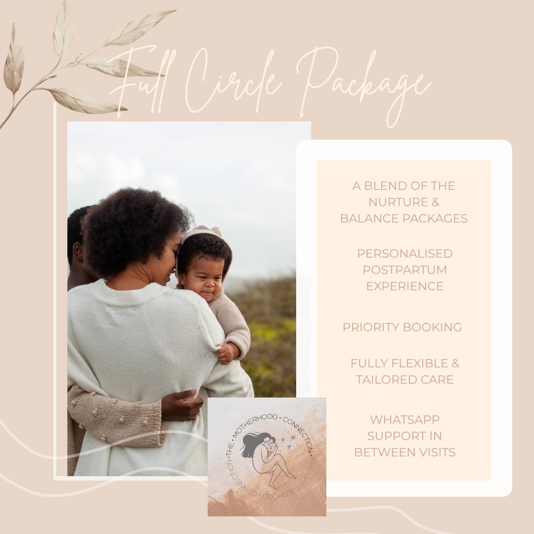 🌿 FULL CIRCLE PACKAGE 🌿
Support that adapts to you
Rest when you need it
Practical support when life feels full
Emotional support when it all feels overwhelming
A completely personalised
This is what it means to be truly supported
✨ Now available to book ✨
📩 Contact me for my new Postpartum Support Brochure OR to book your FREE discovery call ☎️