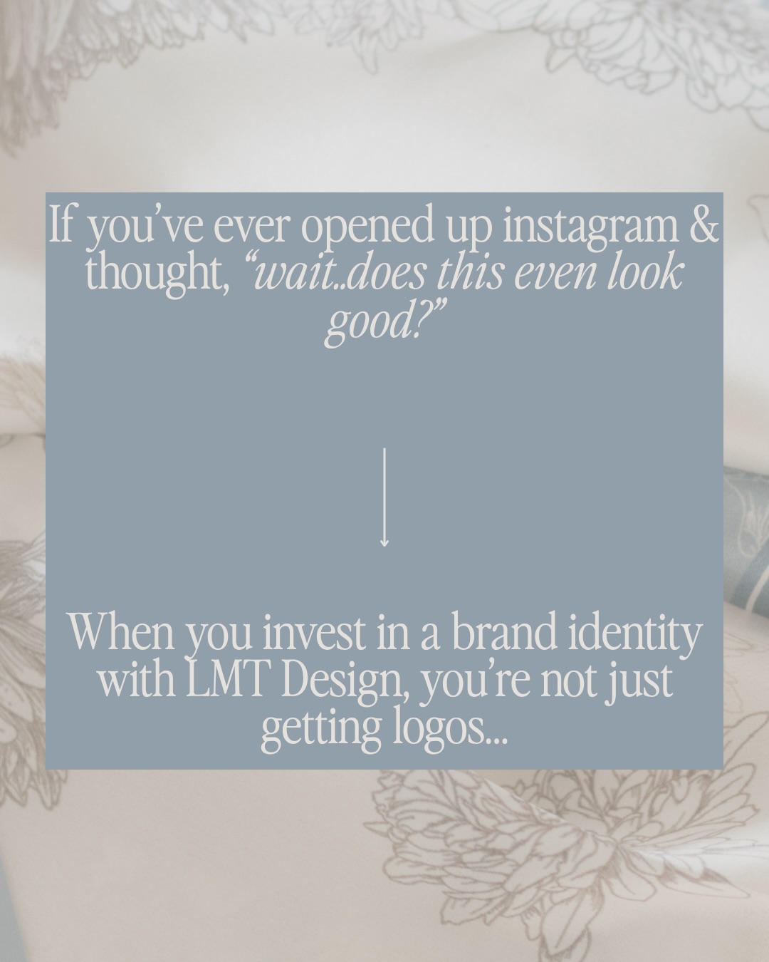 You know that feeling when your work is actually so good but your brand just doesn’t reflect it yet..😰
You sit there overthinking a post before you upload it
You tweak little things no one else would even notice
You hesitate sending people to your page
Not because your business isn’t good
but because it doesn’t look how it should right now
That disconnect is real & once your brand finally matches your level everything starts to feel easier
how you show up, what you post, and who you start attracting🫶🏻