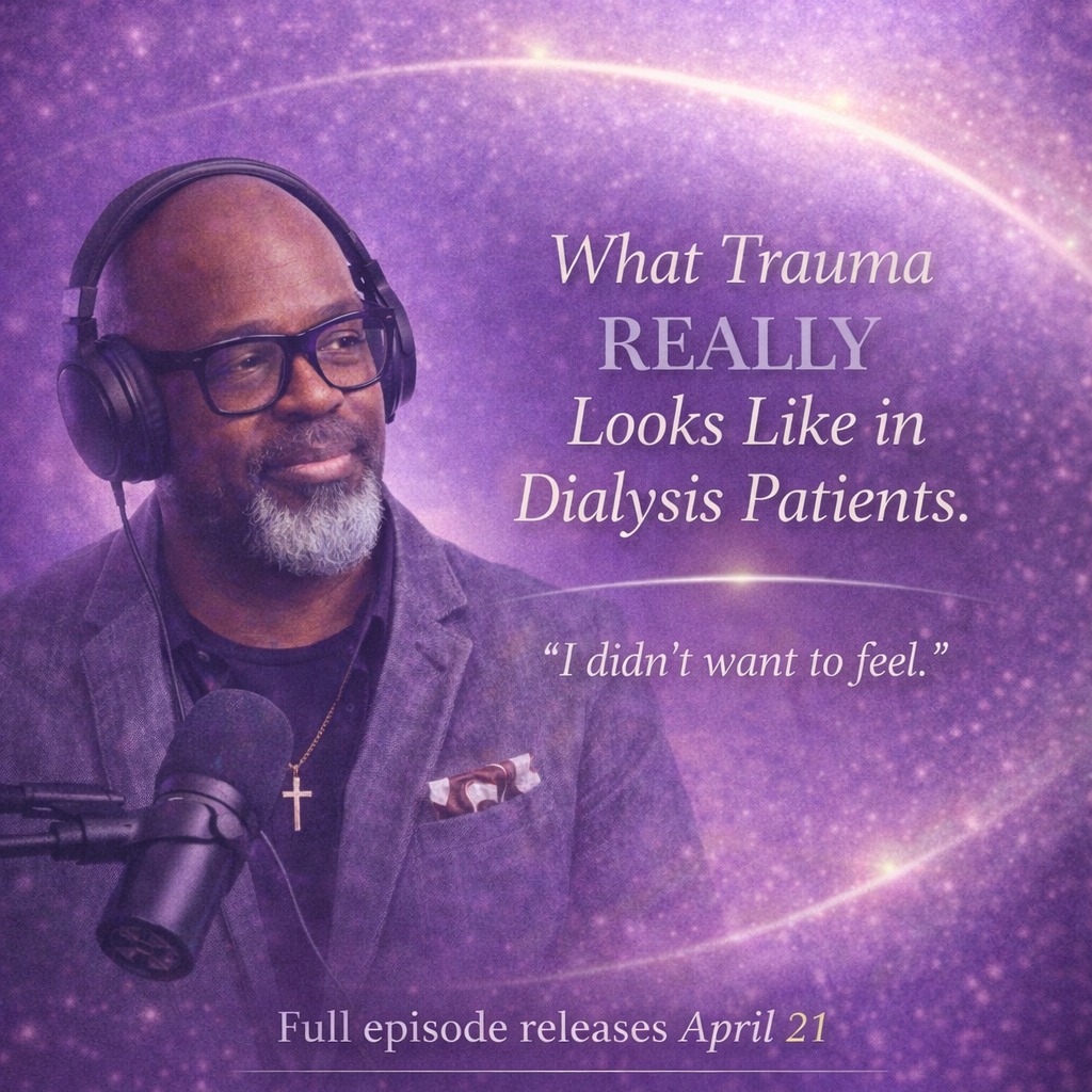 What Trauma REALLY Looks Like in Dialysis Patients
What looks like “difficult behavior”…
is often unspoken trauma.
“I didn’t want to feel.”
After returning to dialysis following a failed transplant, Brent Butler shares what trauma actually looked like in his experience.
This is the part most people never see.
🎧 Full episode releases April 21
🌐 www.autoimmuneadventures.com
#TraumaInformedCare #DialysisLife #ChronicIllness #PatientVoice