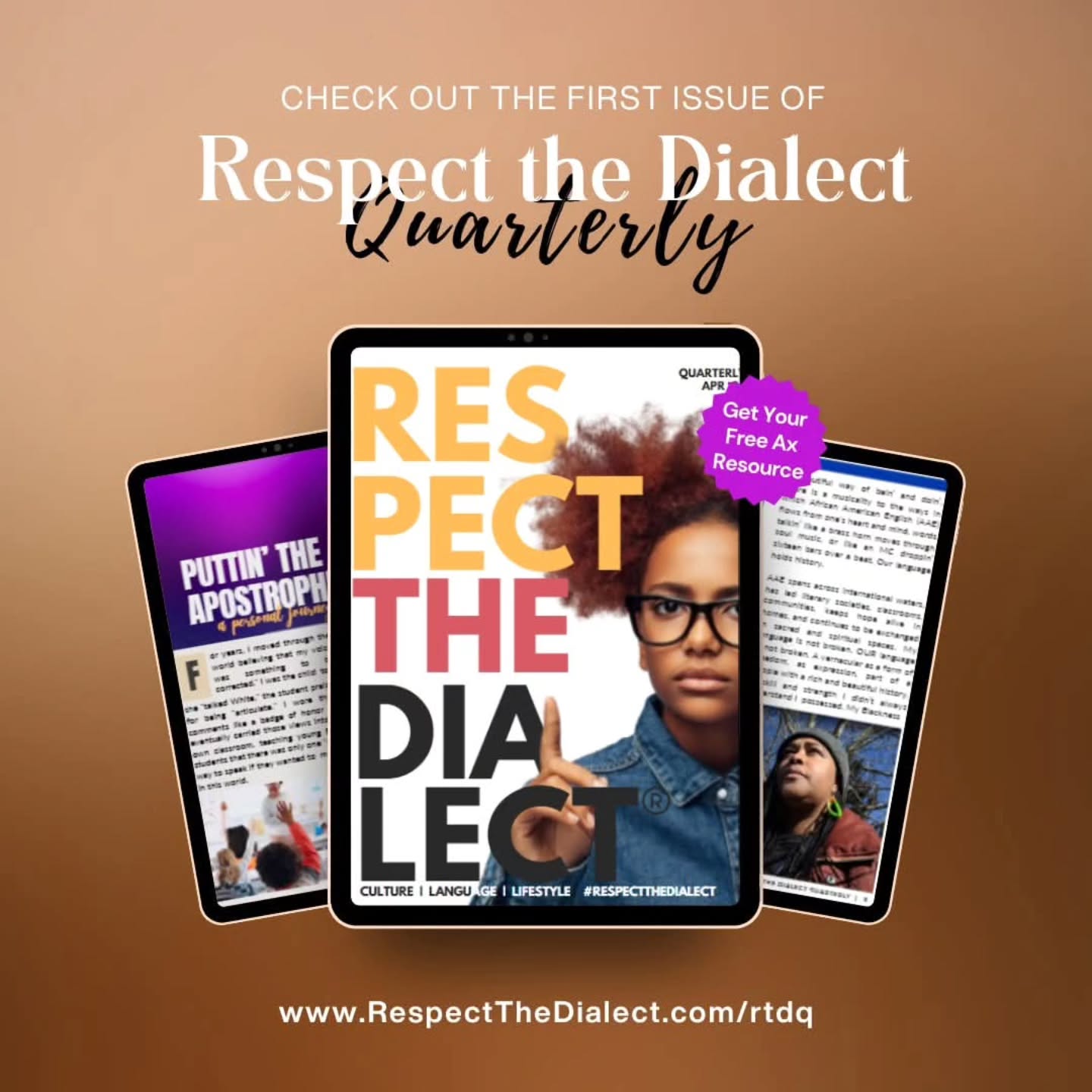 RTD Quarterly just dropped.
This issue brings together perspectives, practice, and real conversations around language, learning, and how we show up in our work.
As part of this release, I’m also sharing a free resource to support assessment practices—something you can take and use right away.
Take a look through the pages and download the resource at the link.
www.respectthedialect.com/rtdq
#respectthedialect #freeresource