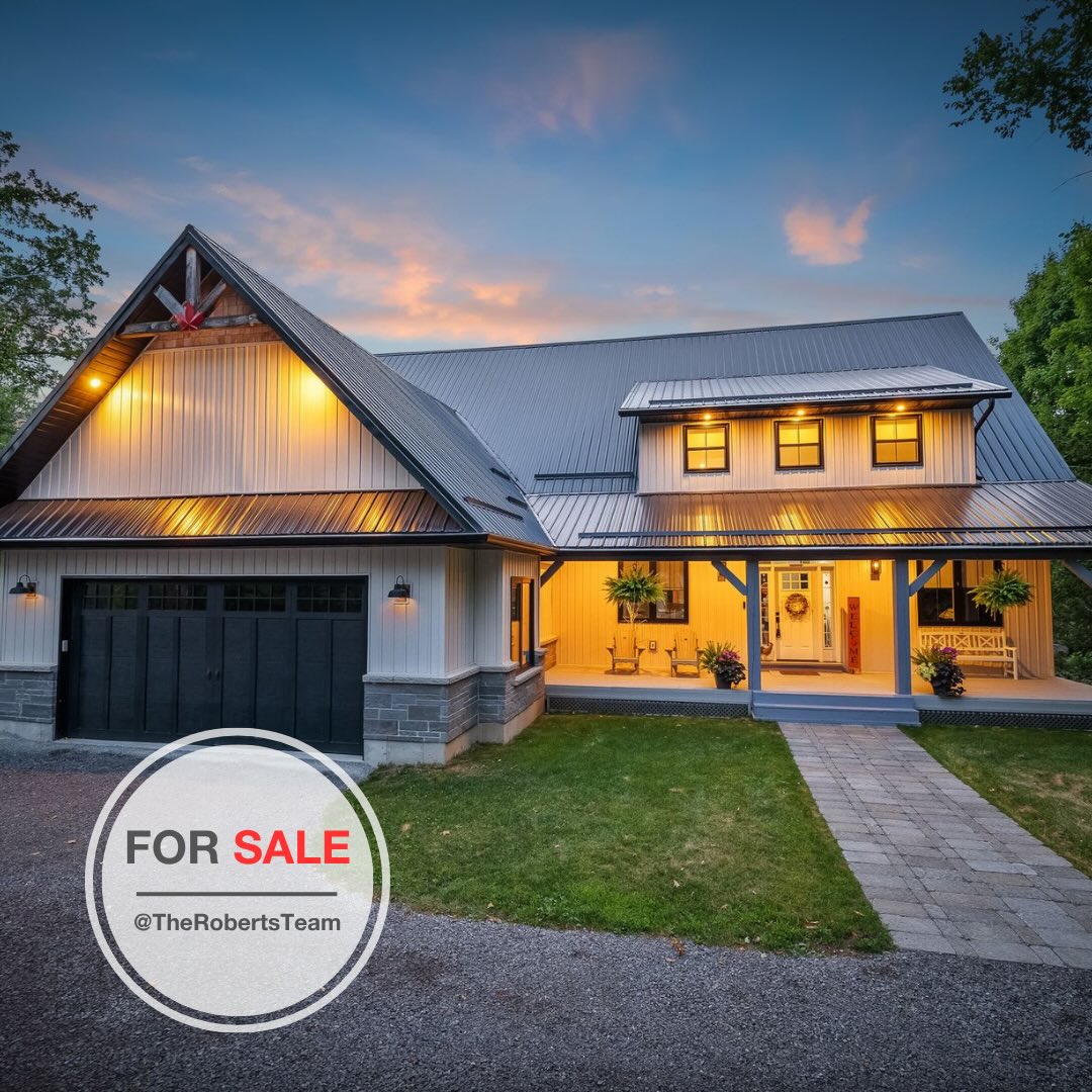 🏡 For Sale!
975 Ray Rd, Madoc
$1,039,900
Experience the perfect balance of peaceful country living and modern comfort in this beautifully designed farmhouse-style home, set on 3.35 acres of private, scenic surroundings. 🌿
From the moment you step inside, you’re welcomed by a bright, open-concept layout where a thoughtfully designed kitchen anchors the home — flowing effortlessly into a warm and inviting living space made for both everyday moments and hosting with ease.
Offering 4 bedrooms and 4 bathrooms, including a main floor primary suite with a spa-inspired ensuite, this home is designed with both function and comfort in mind. Upstairs, a spacious loft provides the flexibility to create a home office, studio, or additional gathering space tailored to your lifestyle.
Step outside to take in the natural beauty from the front and back decks, unwind by the fire pit, or enjoy the versatility of the 28’ x 40’ shop with in-floor heating potential — perfect for hobbies, storage, or workspace needs. An expansive unfinished basement adds even more opportunity to customize and grow into the home.
A property that offers space, privacy, and endless potential — all in a serene country setting. 🏡✨
📲 Interested in learning more? Let’s connect.
#TheRobertsTeam #RoyalLePageFrank #CountryLiving #AcreageLiving #DreamHome