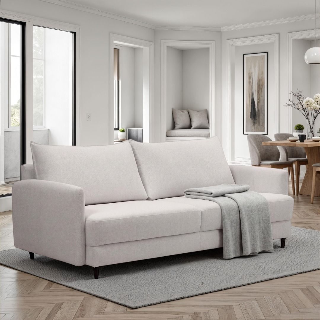 Dalby-sohvassa on mukavan pehmeä istuintuntuma ja kaunis, ajaton, ulkomuoto. Sohvan kokonaiskorkeus on vain 80cm, joten se sopii loistavasti esim. ikkunan alle.
Dalbysta on saatavana 3-istuttava kahdessa leveydessä (239cm ja 199cm), avokulmaversiot sekä rahi ❤️
Jälleenmyyjä: @stemma.fi
#pohjanmaan_dalby