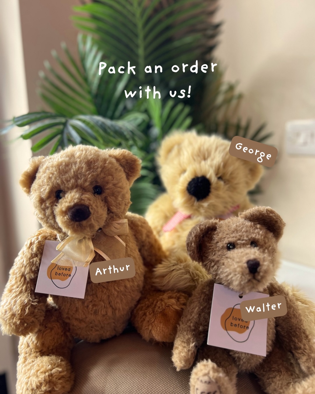 Thank you for your order! We hope you love your beautiful teddy trio, and happiest new adventures to you all! ♥️🐻🌍