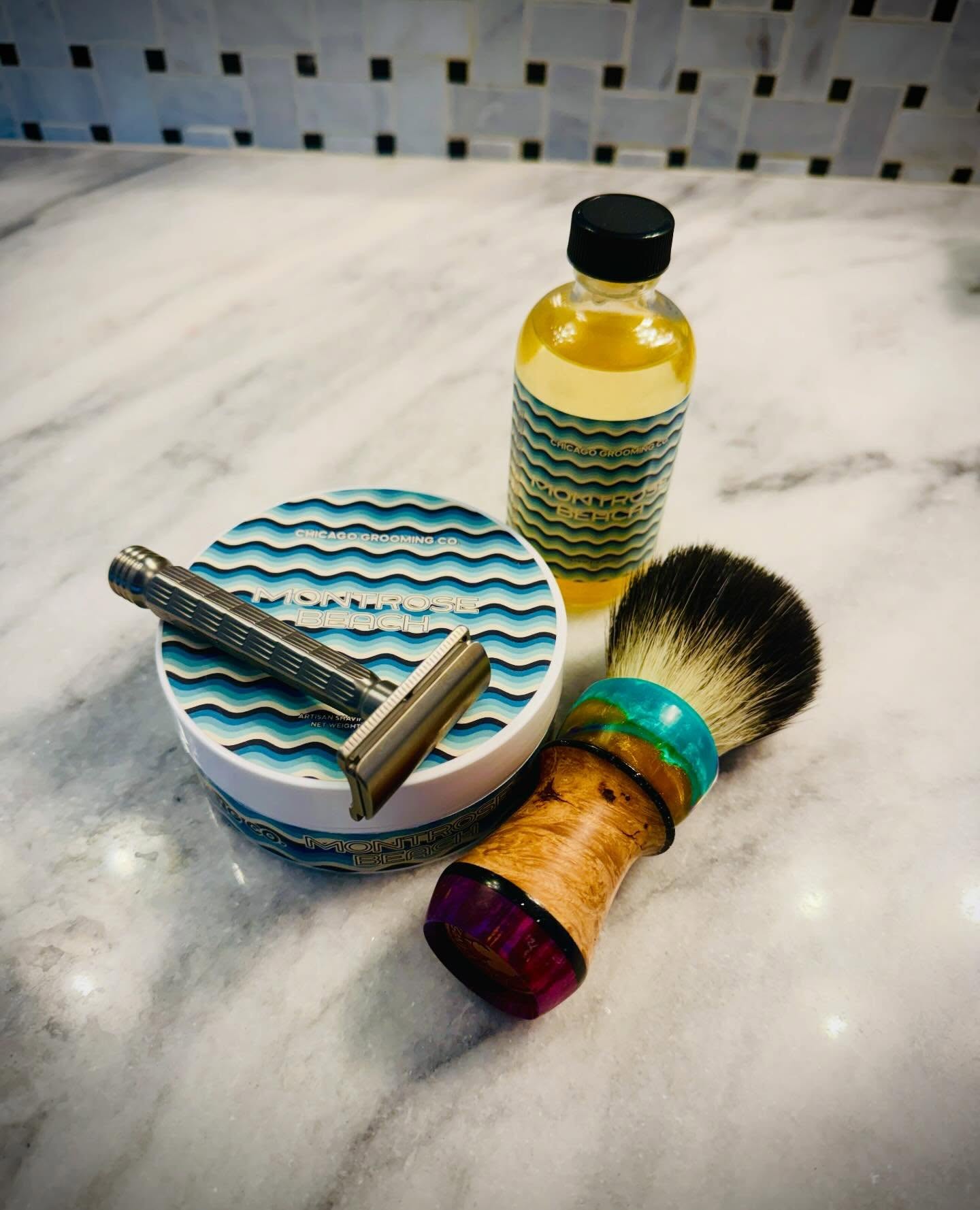 Thank you @raddinosaurcreations @chicagogroomingco #sotd #wetshaving #shavelikeyourgrandpa