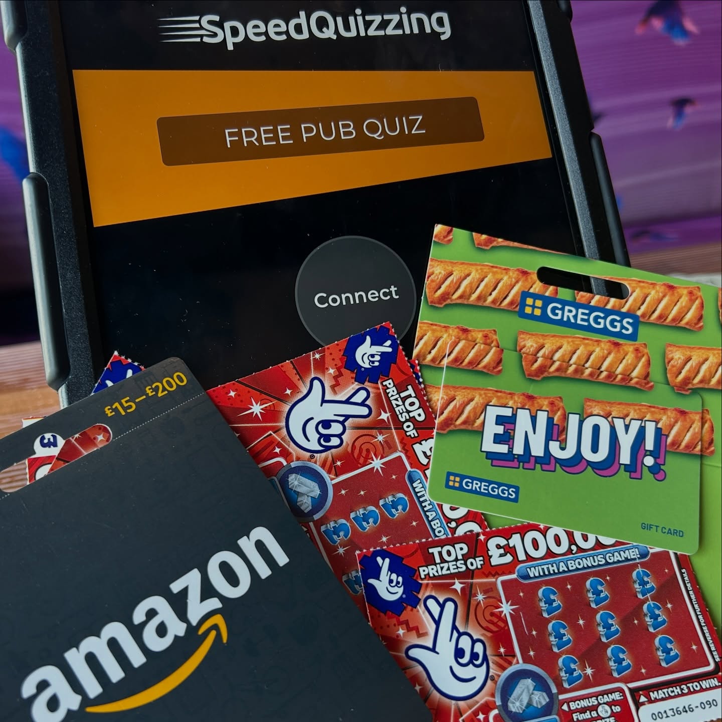 We’re treating this weeks free-to-play speed quiz winners to a £50 Amazon voucher, £20 Greggs voucher & some lotto scratchcards! 🤞
Join us at Inn On from 8pm for happy hour drink deals! 🍻
🧠 | Quiz kicks off at 9pm.