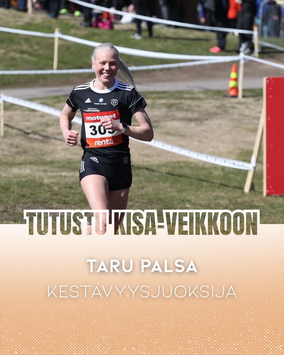 Tutustu Kisa-Veikkoon -postaussarja esittelee HKV:n urheilijoita, valmentajia ja muita seuratoimijoita! 🤩 Tällä kertaa vuorossa kestävyysjuoksija Taru Palsa. Swaippaa ja lue Tarun vastaukset kysymyksiin!
Keneen haluaisit päästä seuraavana tutustumaan? 🤔 Laita ehdotuksesi kommentteihin tai lähetä meille dm:n kautta!