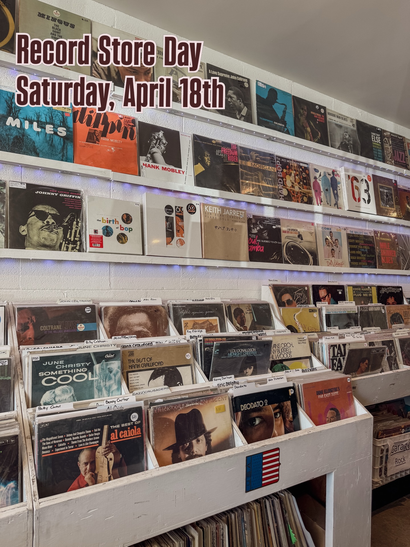 #RecordStoreDay is this Saturday!🎶
Visit @americanpierecords for special releases, crate digging, & all-day vinyl vibes from 8am - 10pm!💿
📍2211 Ventura Blvd, Old Town Camarillo