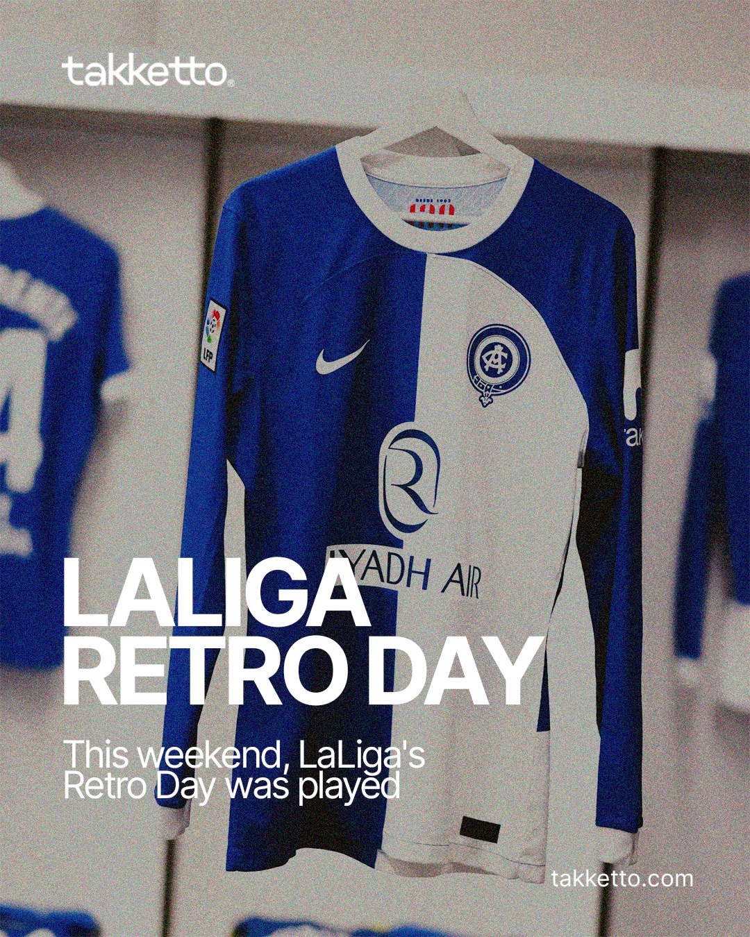 LaLiga EA Sports Retro Round
This weekend, LaLiga EA Sports pitches were dressed in history. The Retro Round brought together some of the most iconic kits in Spanish football: designs that defined an era and returned to the field from April 10–12, 2026.
Stripes, classic crests, and colors that stir memories. Because some kits aren’t just worn — they’re remembered.
⬇️ Which one is your favorite?
#LaLiga #RetroRound #LaLigaEASports #RetroKits #takketto_