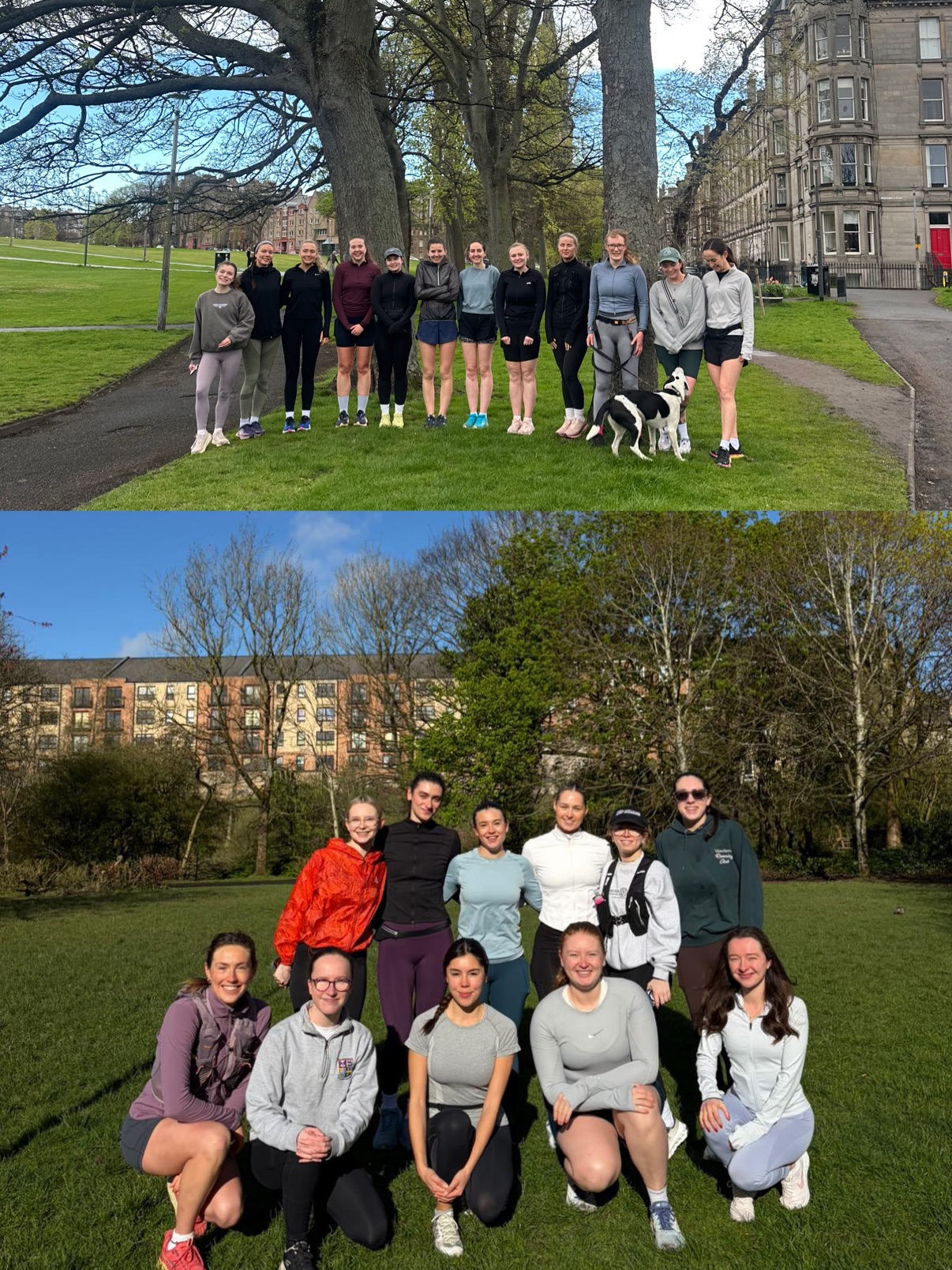 Saturday run club snaps in Edi and Glasgow 🩷🏃♀️ Best start to the weekend 🥰