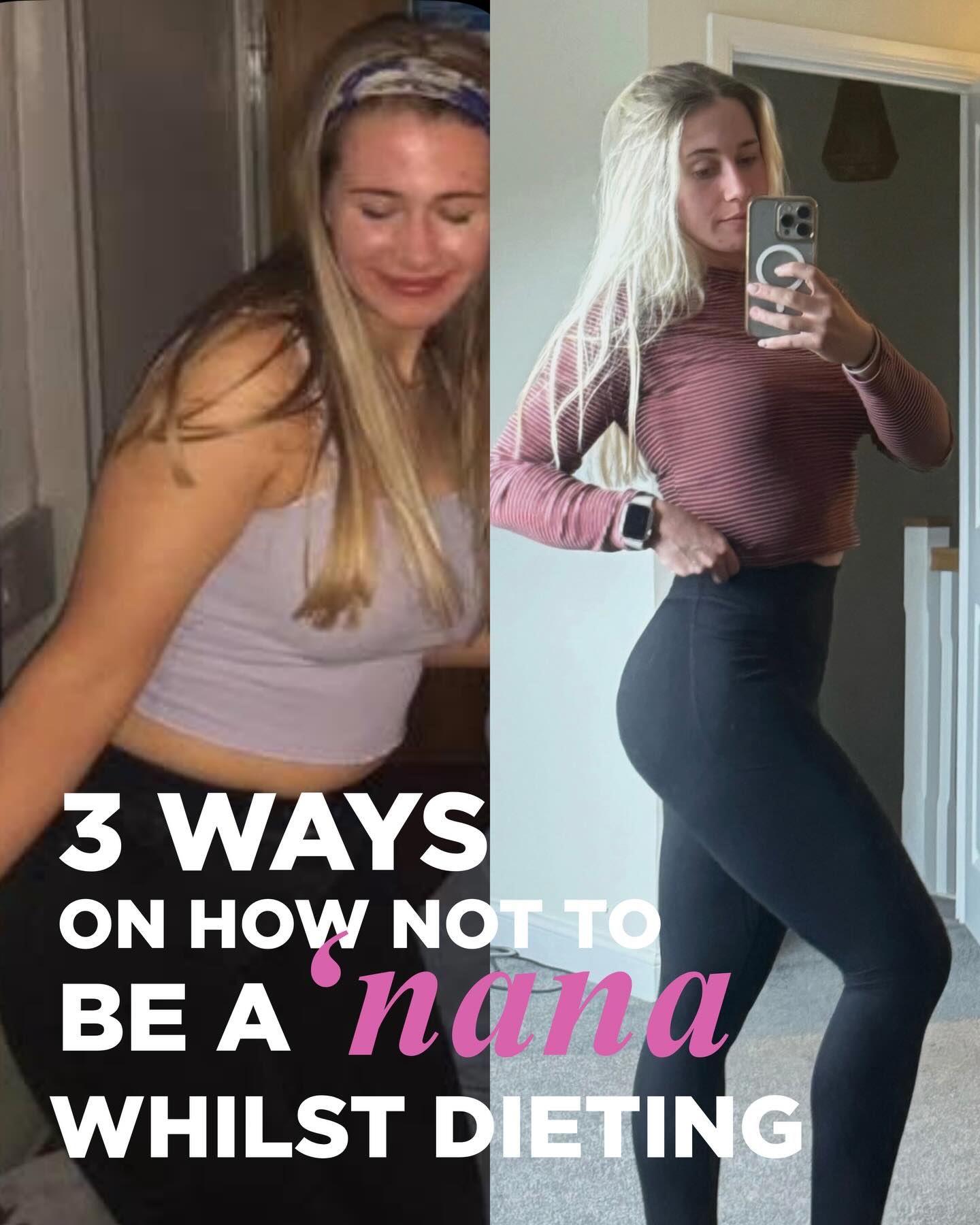So apparently itās national ānana day⦠so hereās 3 ways to not be a nana whilst dieting š
most people donāt struggle from lack of effort, they struggle from doing too much, too soon
1. Stop with the āI can out-train a bad dietā mentalityāØYou canāt outwork consistently overeating. no matter how many steps, runs or classes you do
2. Stop chasing perfectionāØItās not about being āon itā 100% of the time⦠itās about being consistent enough, for long enough
3. Donāt cut your calories bad - straight awayāØThis is where the wheels usually fall off. low energy, high hunger, and back to square one by the weekend
Fat loss isnāt about going all in for 2 weeks⦠itās about setting things up so you can actually stick to it.
If youāve been stuck in that cycle of āstart strong ā fall off ā repeatā, youāre not alone⦠but it is fixable. Keep it simple š