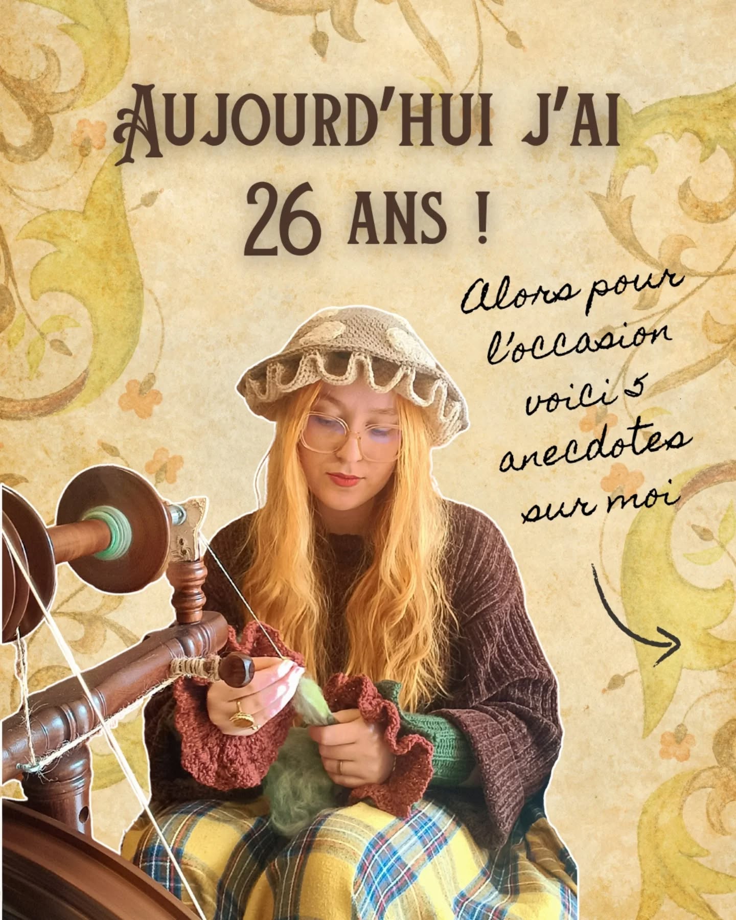 Bon allez pour fêter ça je vous parle de 5 choses que vous ne savez sûrement pas sur moi ! (Avec des petites photos de moi bonus à la fin 🤭)
#creatricefrancaise #artisan #yarn #cottagecore #faitmain