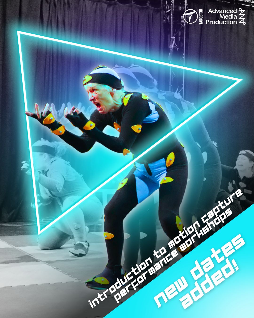 NEW DATES FOR JULY! 📢
We're excited to announce new spaces for our Introduction to Motion Capture Performance Workshop in London at the Advanced Media Production studio.
📅 July 28th to 29th 2026
Places will go quickly so make sure to book soon and avoid disappointment!
Check the link in bio 🔗😎
#motioncapture #mocap #gamedev #gaming #actor #acting #voiceactor #voiceacting #acting #londonactor #pcap #performancecapture
