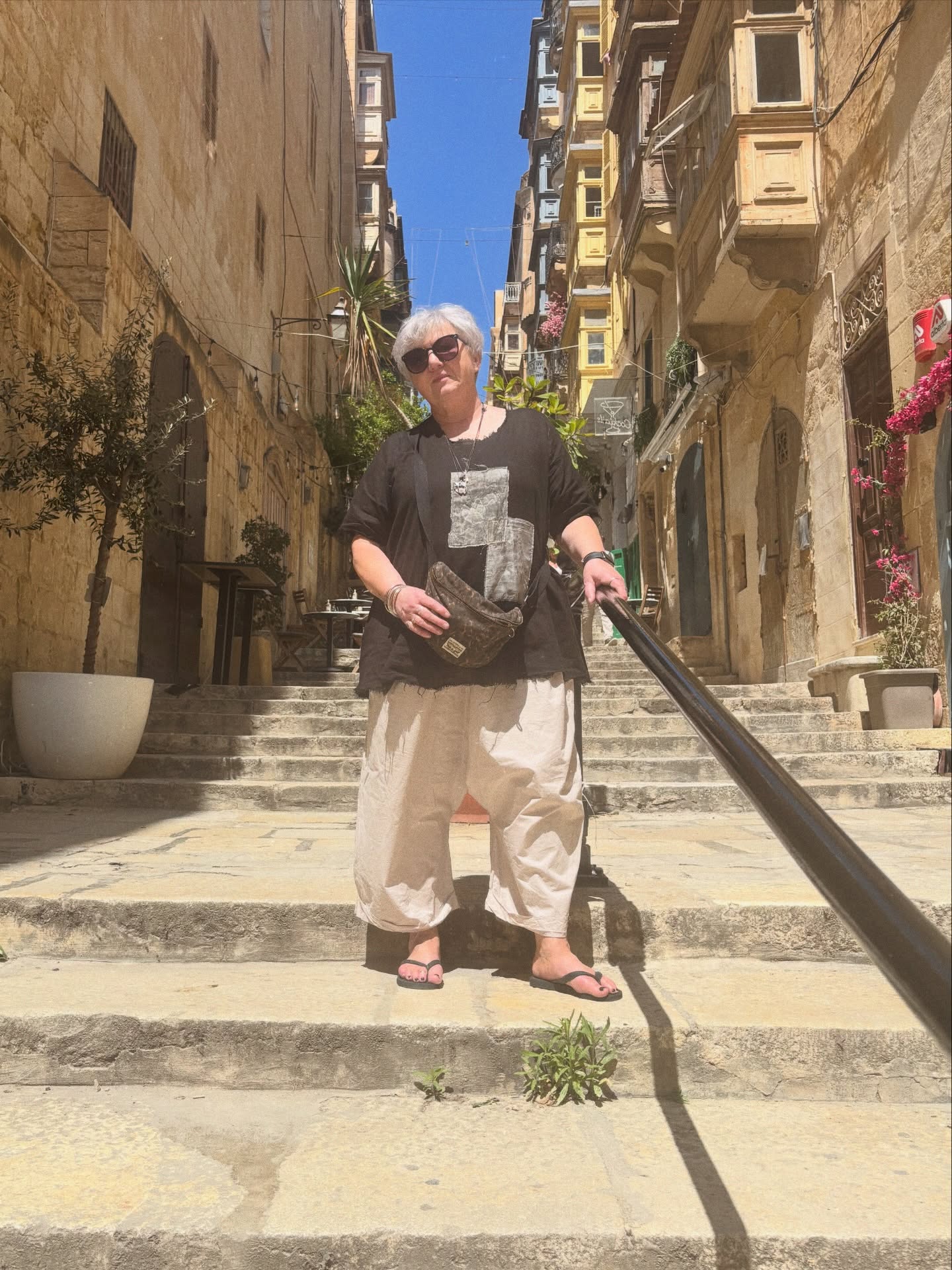 The first of some outfit diaries from Fran on her break to Malta 🌞 @by.francesfarmer
1. Tati T-Shirt + Poiret Trousers, both coming back this summer
2. Giantess Dress- we can take custom orders for this!
#holidayoutfits #sustainblefashion