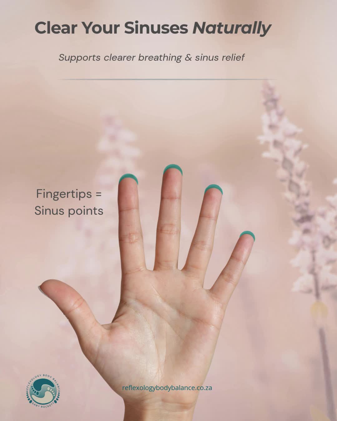 Blocked sinuses can affect more than just your breathing…
They can lead to:
* Pressure around the eyes and forehead
* Headaches
* Poor sleep
* That constant “heavy” feeling in your face
What many people don’t realise is that the body has natural reflex points that may help support sinus relief 👇
👋 The fingertips are related to the sinus areas
By gently applying pressure, you can help stimulate circulation and encourage clearer breathing
✨ Try this tonight:
Press each fingertip for 30–60 seconds
Repeat on both hands
Take slow, deep breaths as you do it
It’s a simple, natural way to support your body — especially before bed
🌿 Small habits. Real difference.
Save this for when you need it most!
#sinusrelief #sinusitis #reflexology #reflexologist #reflexologymassage