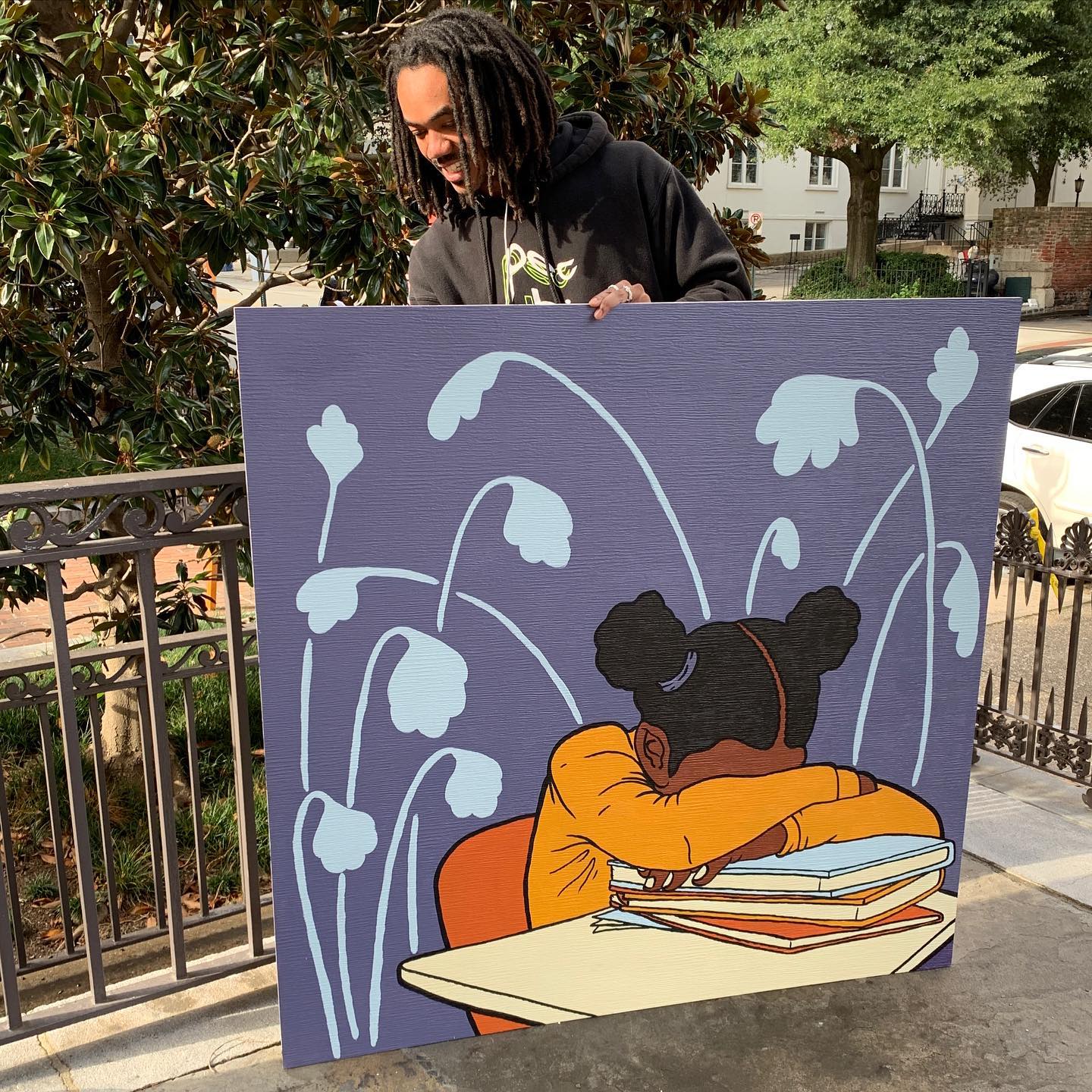 This past weekend two Richmond Now! contributors (@jerrofyx and @seaplus_rlmoses ) were invited to a paint jam by @mendingwallsrva and @stpaulsrva . They along with 8 other artists were challenged to encourage Richmond to fight for social and racial justice by using compassion and empathy in their artwork.
🌟 Keep tabs on @mendingwallsrva to find out when their artwork will be displayed around @stpaulsrva
❤️ Shout out: @jowarnise @lizzieb.fromthecoreartstudio @queen.mexa @hopem0rgan @jerrofyx @andie.peach @itskeybxtch @1stvrcoleman @_jaraz @p0darto @mommaawilliams plus more