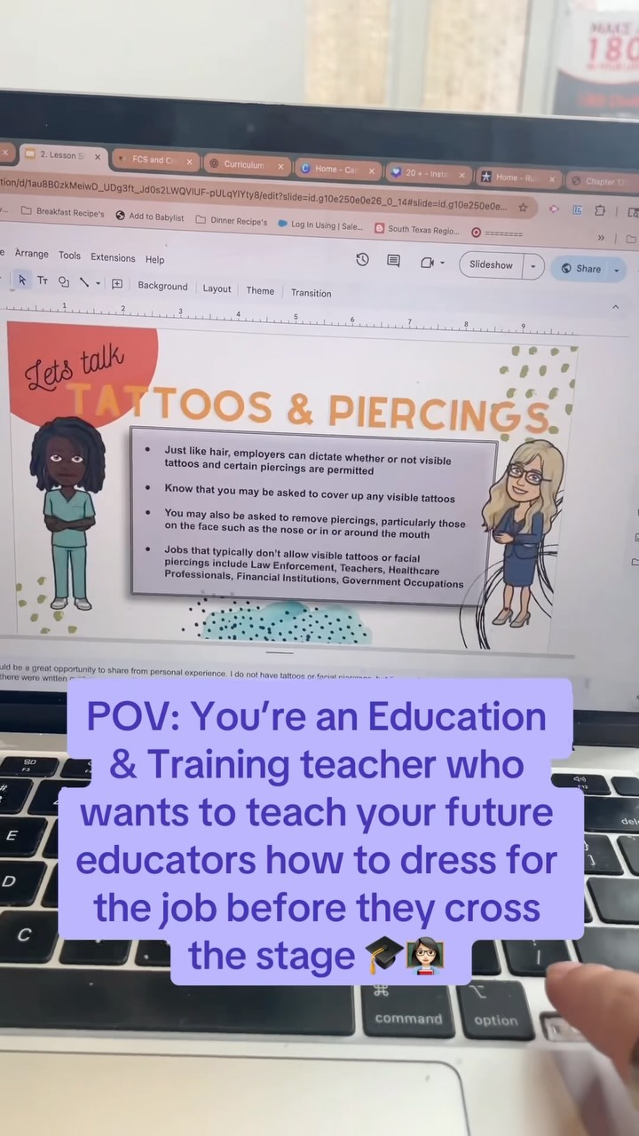 They’ve spent 4 years in the pathway, and most of them are probably walking the stage with a diploma AND certification in hand. So let’s make sure they know how to properly dress for the job they plan to apply for before they cross the stage and leave you for good 🥲
Comment “CLOSET” to get access to 70+ highly engaging lessons from THE #1 lesson library for busy FCS teachers, from none other than….
✨ The FCS Closet ✨🚪
Engagement is what I promise, you just gotta deliver it 💅✨🌸😜
#fcsteacher #facsteacher #sayyestofcs #cteteacher