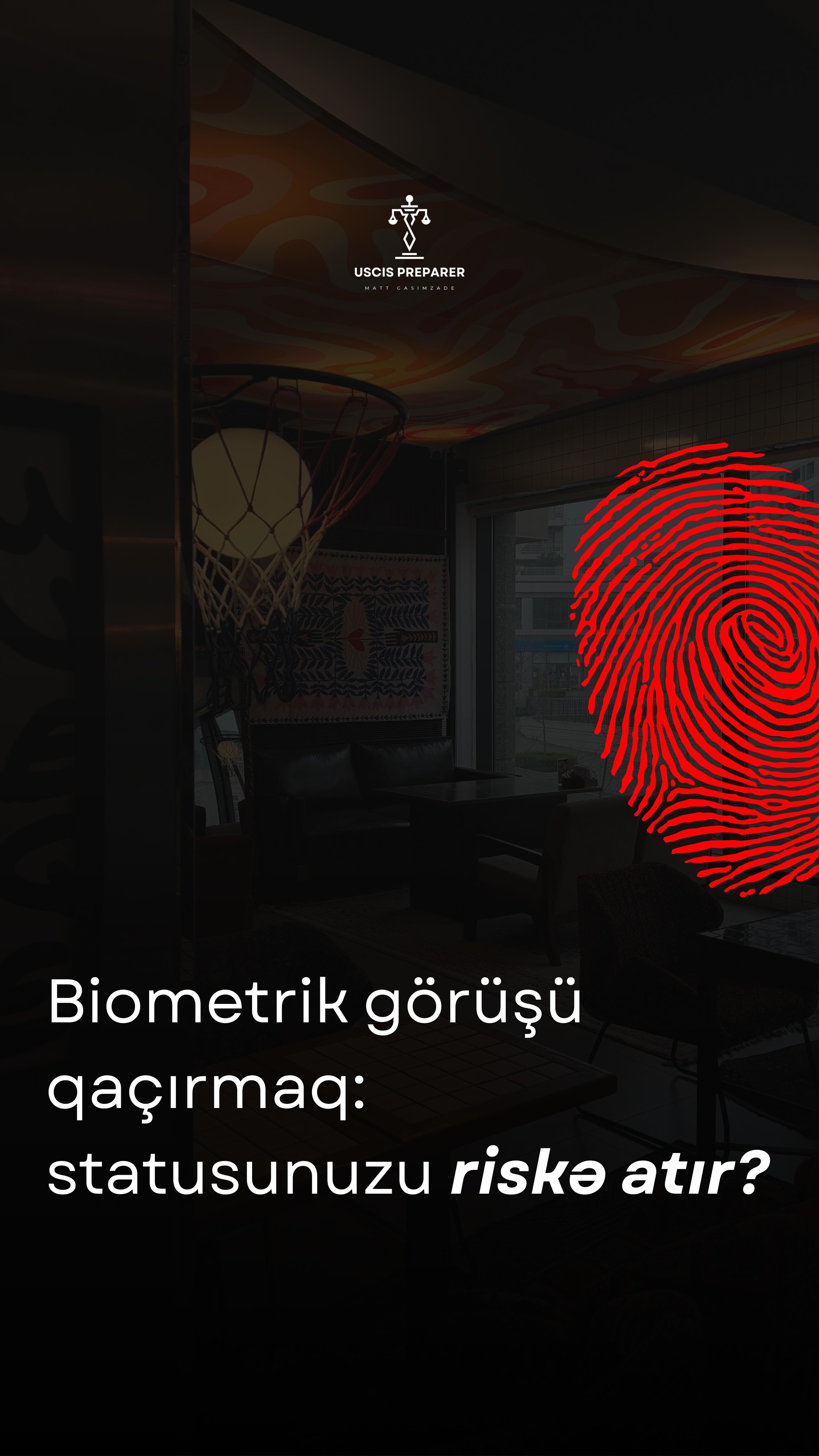 Biometrik görüşü qaçırsan… və hər şey dəyişə bilər ⚠️
Bu addımı bilmədən keçmək statusunuzun itirilməsinə səbəb ola bilər.
📌 Videonu sona qədər izlə - ən vacib detal sonda.
Miss your biometrics appointment… and everything can change ⚠️
Skipping this step could lead to losing your status.
📌 Watch till the end - the most important detail is last.