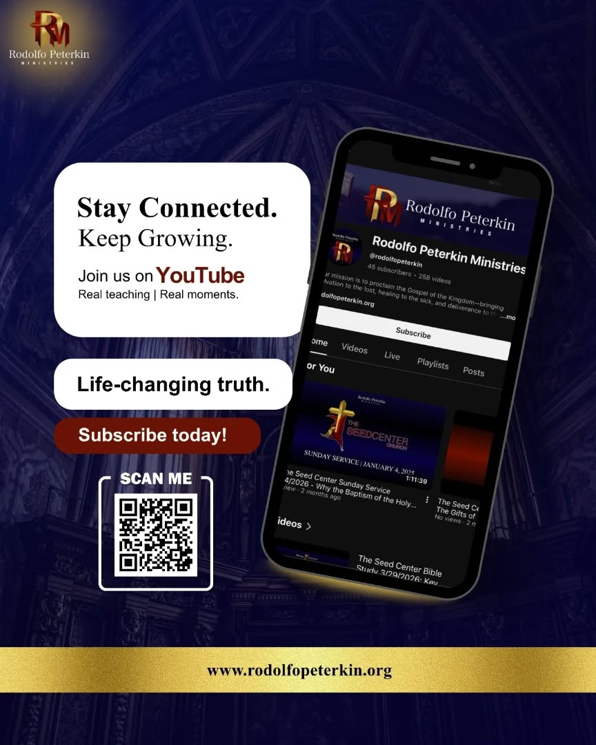 When you are part of the ministry, you are never just a number… You are cared for, covered, and seen.
You are spoken to with love, guided with patience, and led with a heart that truly wants to see you grow.
And growth does not only happen on Sundays.
It happens in the quiet moments.
In the teachings, you revisit.
In the Word you sit with during the week.
That is why our YouTube is here. A place you can return to, slow down, and continue growing in truth that meets you where you are.
If you need a moment to refocus, to be reminded, or to be strengthened, this space is for you.
Stay connected. Keep growing.
We would also love to worship with you this Sunday and gather as a family. And join us for Bible Study on Thursday as we continue to grow deeper together in the Word.
▶️ Subscribe and stay connected.
#rodolfopeterkinministries #faithgrowth #christiancommunity #wordofgod #spiritualgrowth