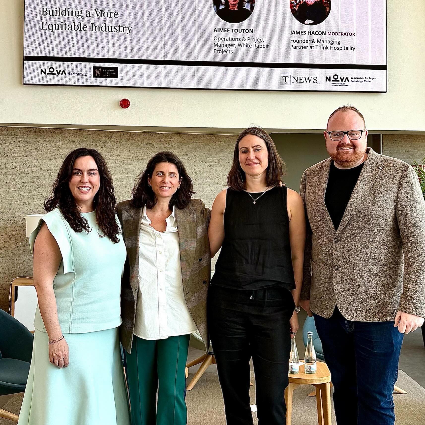 What an inspiring week! 🌟 Our managing partner, James Hacon was truly honored to co-host the third Women in Hospitality event at @westmont_tourism_hospitality, encouraging male leaders to engage in allyship.
He opened vital conversations about leadership and culture within the industry, connecting with a global audience. Addressing systemic challenges, like networking norms and unhealthy leadership practices, is essential for driving true change.
The event highlighted the importance of engaging men in the dialogue and building allyship, especially as hospitality faces unique challenges affecting retention and progression for women. It’s time to reframe outdated views on commitment and presenteeism for a more inclusive future.
James was inspired by the stories shared by incredible speakers: Laura de Vega González, Aimee Touton and our Chief of Staff Laura Vana. He also acknowledged the impactful research from Nova School of Business and Economics.
Looking forward to supporting the global mentoring program and continuing a positive partnership with the institute! Huge thanks to Graham Miller and Susana Gaebler Atalaya for the invite.