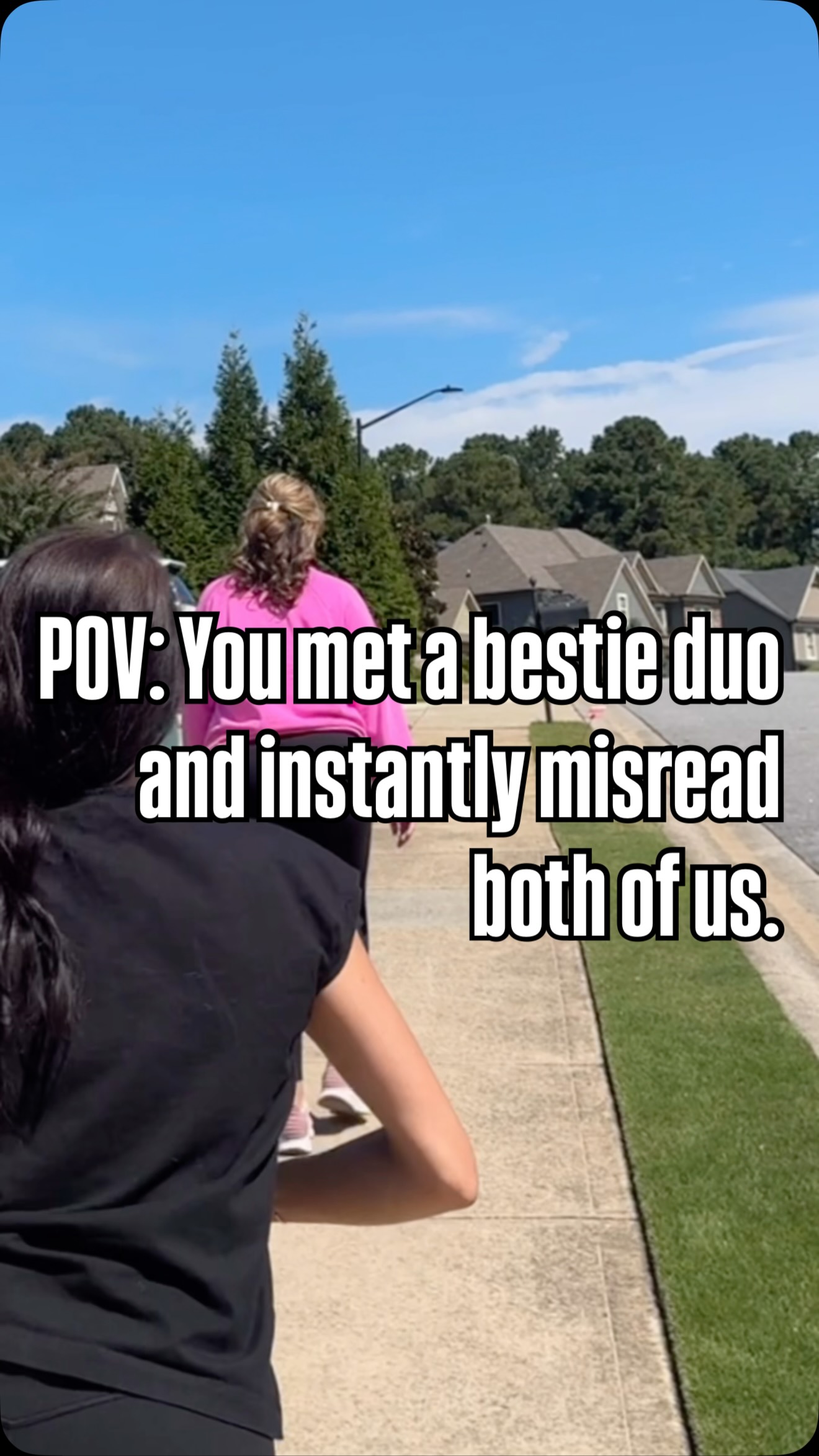 Every best friend duo has range.
One of us will insult you lovingly and the other will be nice so quietly youâll leave wondering whether she liked you, hated you, or was just overstimulated.
Thatâs friendship, baby.
#BestieDuo
#FunnyReels
#RelatableHumor
#GirlBesties
#MillennialHumor