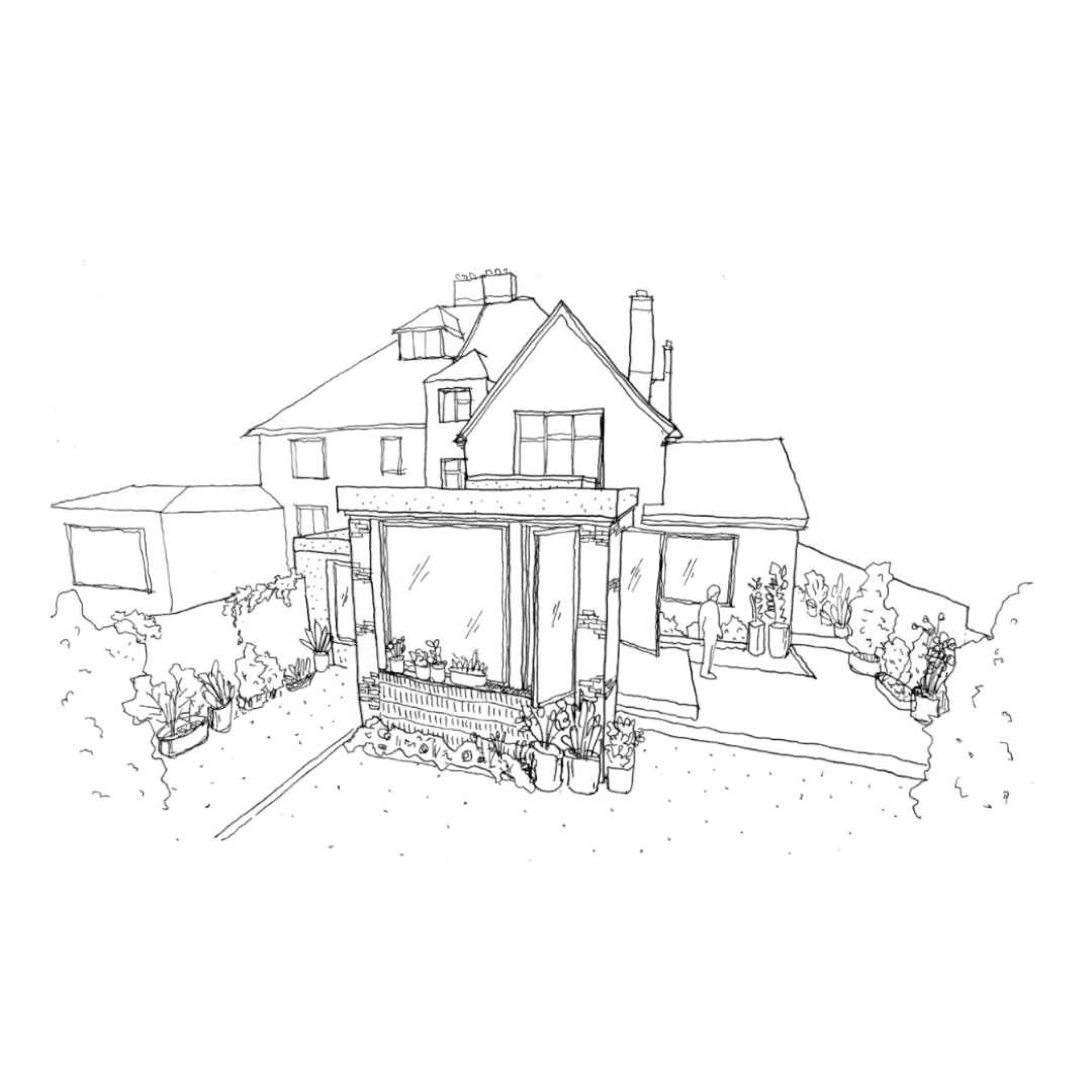 : This is the first of two concept designs for this unique home. Situated in the Shoreham-by-sea conservation area, this home has unique proportions and slightly decorative/gothic features on the exterior.
This proposal looks to reference the stacking tiles seen by the soffits of the home and on the feature chimneys. We have created a terracotta-rendered upside-down plinth for a roof! We hope to tie the more modernist extension geometry with the existing home by taking some visual/material references and exaggerating them for the proposed areas.
If you'd like to discuss your ideas/project, please fill our enquiry form on our website and we'll be in touch. We are offering free consultations throughout Brighton and London this month.
:
:
#GledhillArchitectureStudio
#ArchitectsUK
#Architects
#Architecture
#DesignConcept
#Design
#Brightonarchitect
#Brighton
#Clapton
#Hackney
#Tottenham
#Sevensisters
#HomeTransformation
#GrandDesigns
#landscape
#gardendesign
#londongarden
#urbangarden
#LondonArchitect
#Crittal
#VictorianTerrace
#ModernHouse
#HomeRenovation
#Extension
#Worthing
#worthingarchitect
#Cotwolds
#Sohohouse
#Sohofarmhouse
#Tottenhamarchitect