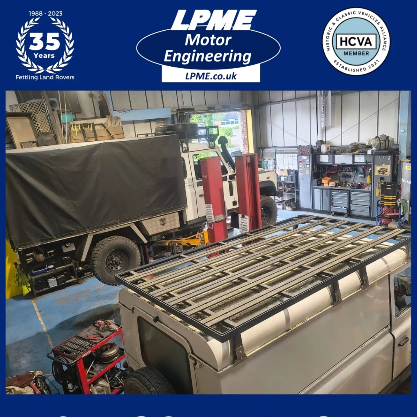 Good to have some of our utility customers in for essential maintenance.
#Defender110
#defender130
#best4x4xfar
#landroverworkshop
#landrovergarage