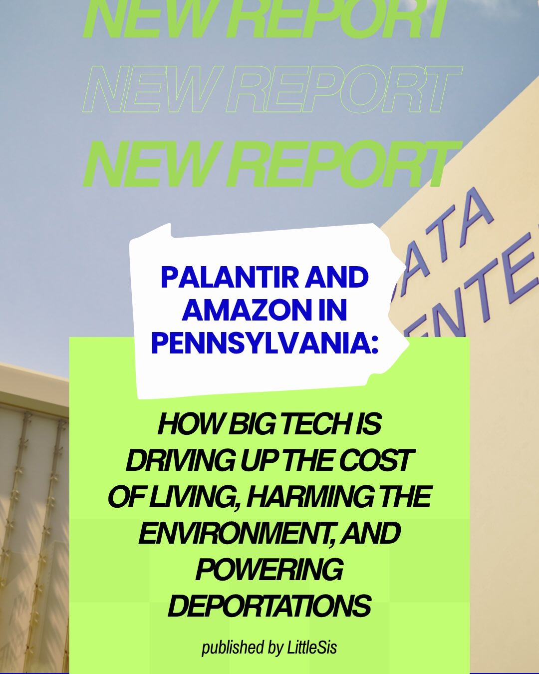 🚨🚨Big Tech is behind the twin crises our communities are facing in PA: out of control cost of living and attacks on our immigrant neighbors. Check out some highlights from this groundbreaking report: