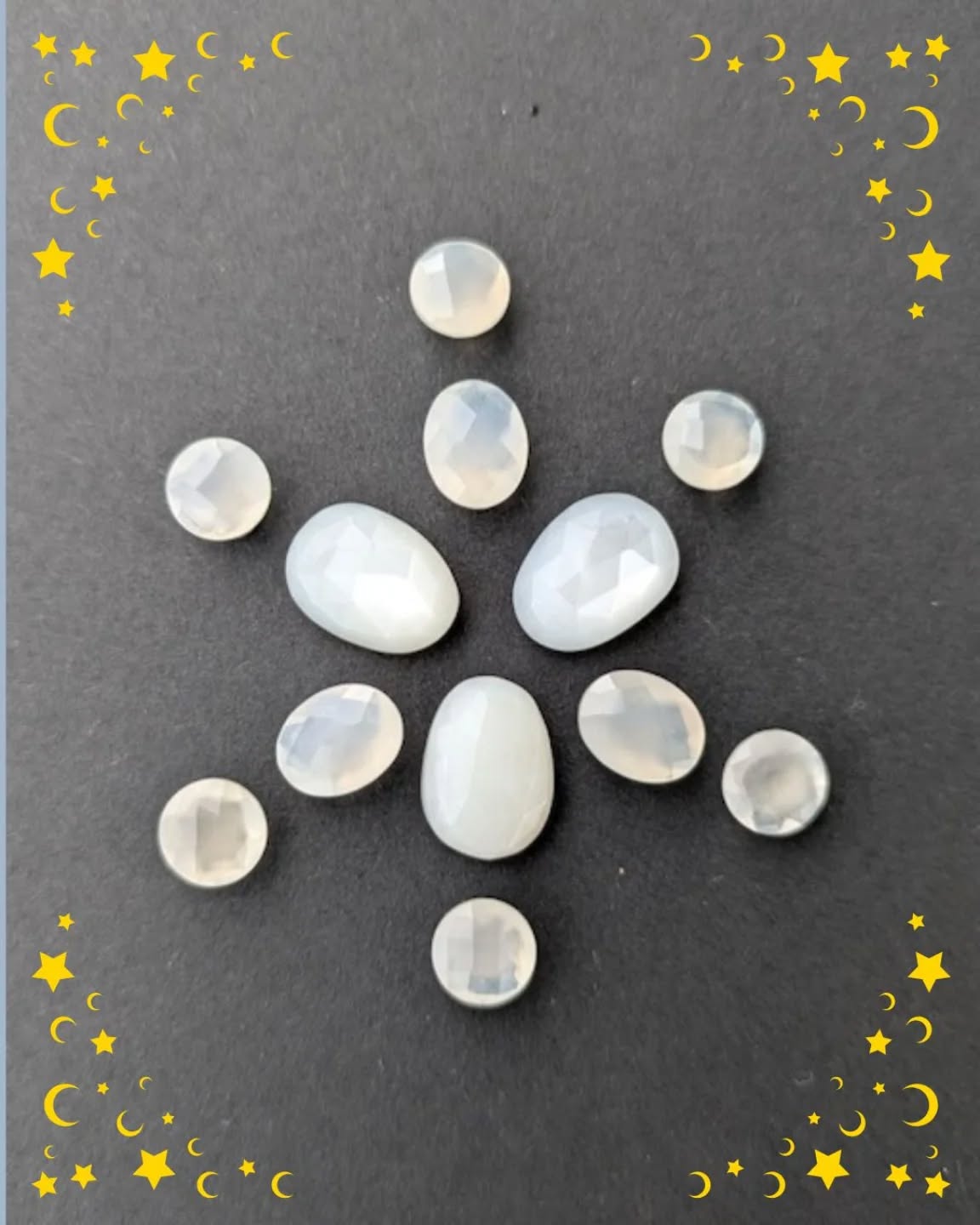 š Aren't these moonstones beautiful?Ā They are going to be used in a few new lichenĀ inspired designs that I'm working on at the moment.Ā The pieces are definitely still in the design phase but hopefully I'llĀ have something to show you soon(ish). š
