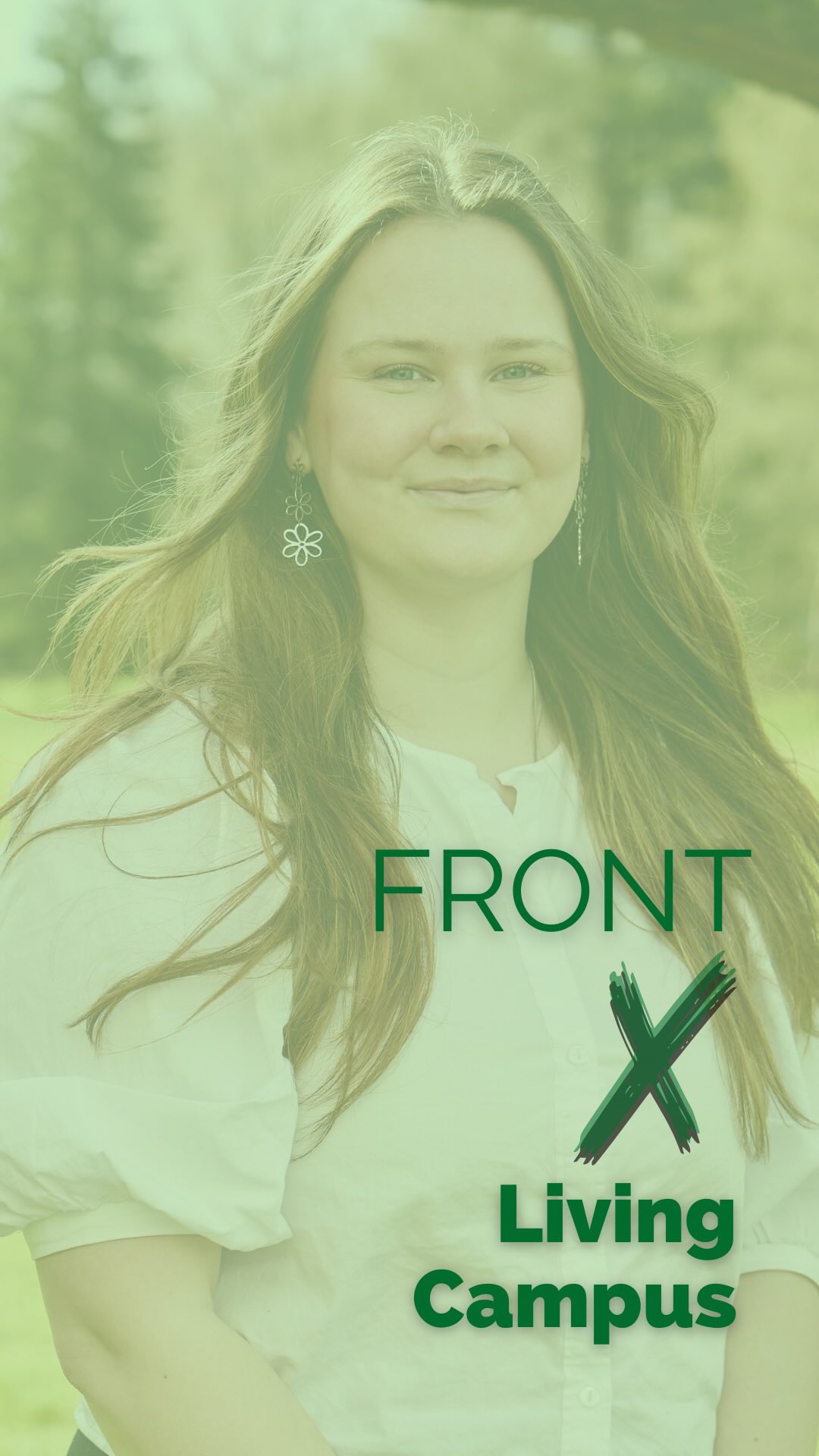 𝐅𝐫𝐨𝐧𝐭 𝐱 𝐋𝐢𝐯𝐢𝐧𝐠 𝐜𝐚𝐦𝐩𝐮𝐬🏫
Erin will show that we want a living campus: a vibrant place buzzing with activity, where sustainability is at the heart of everything we do!