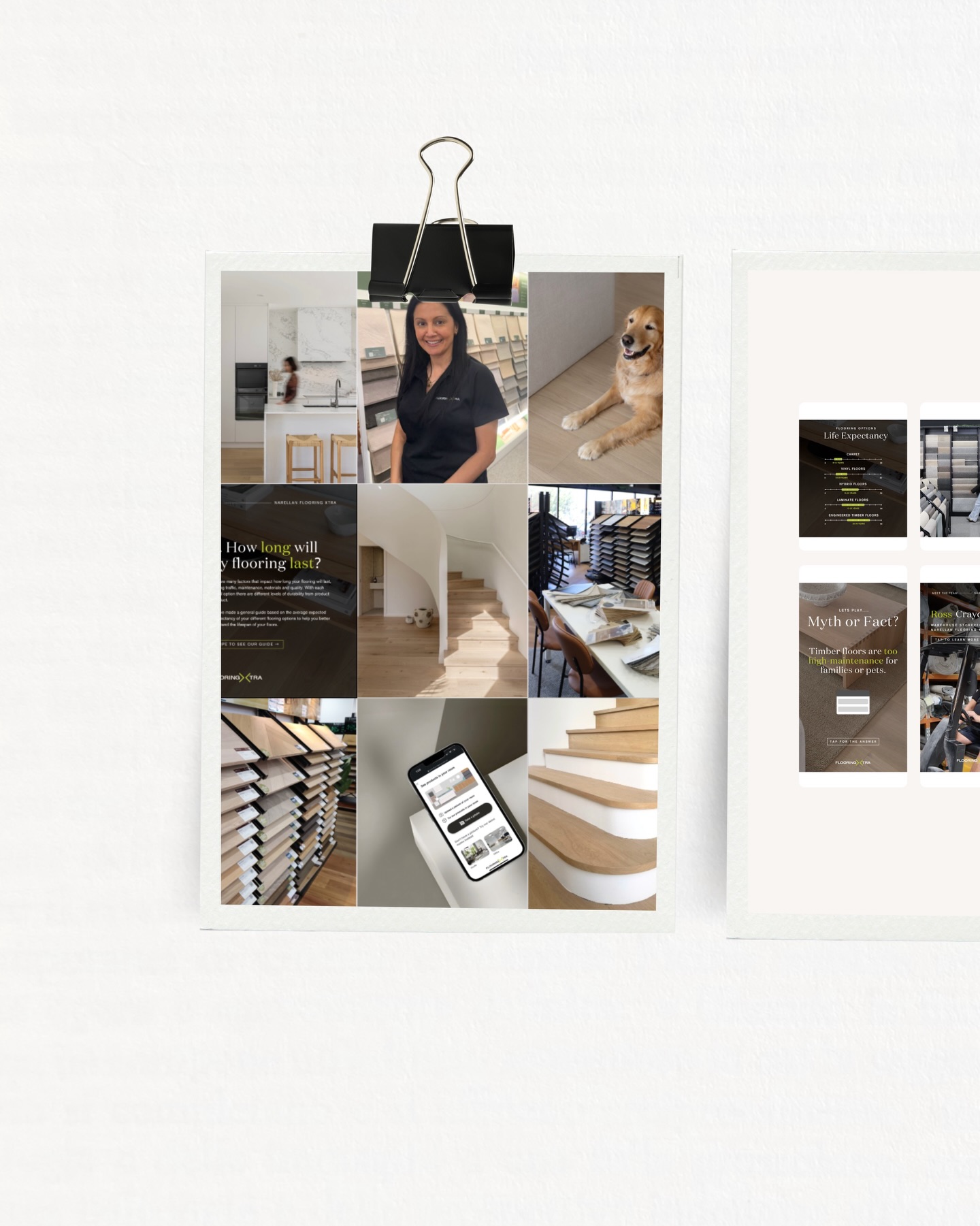 flooring client feedback 🫶 social media management + content creation